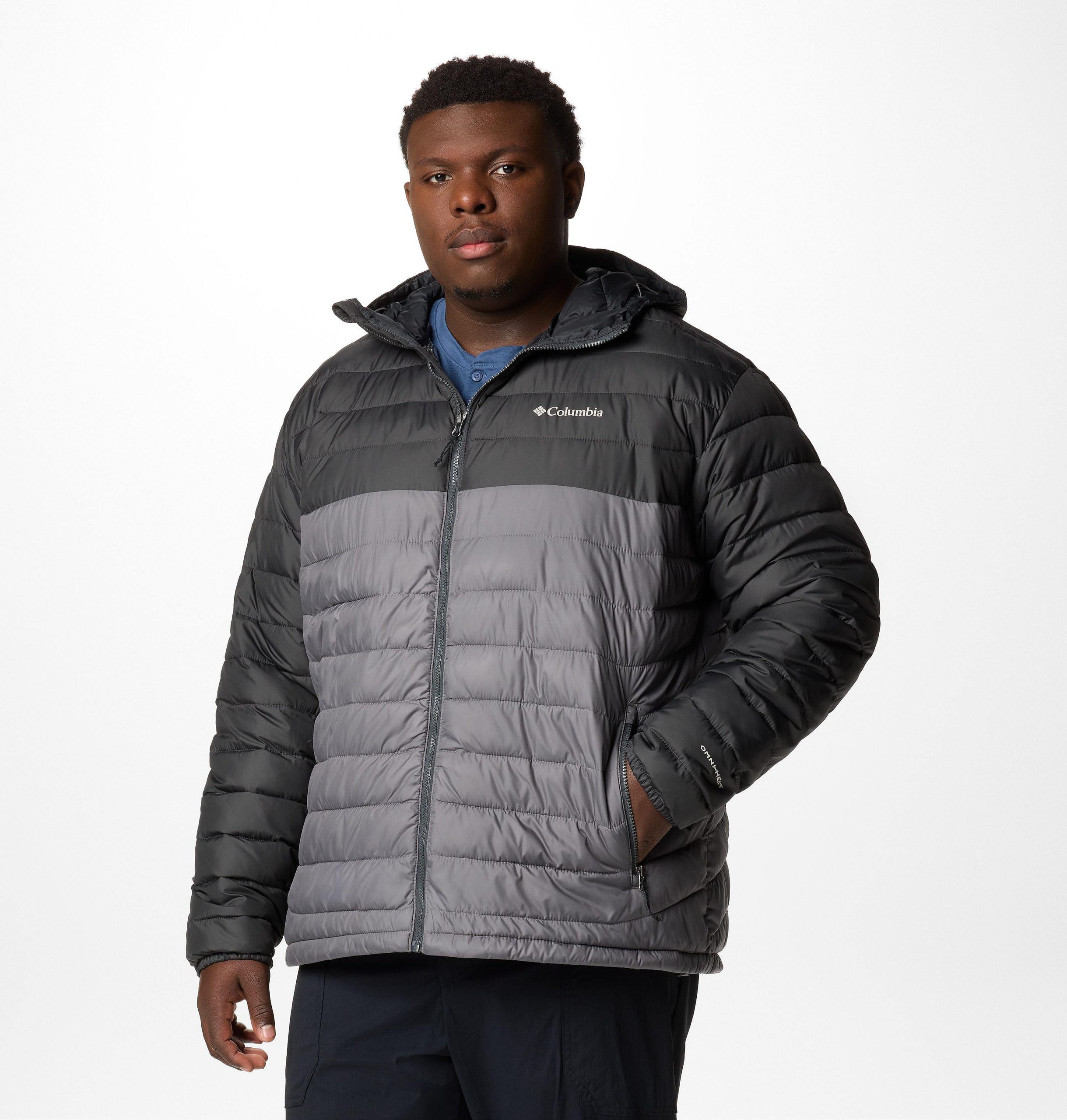 heren powder lite ii hooded jacket - groot
