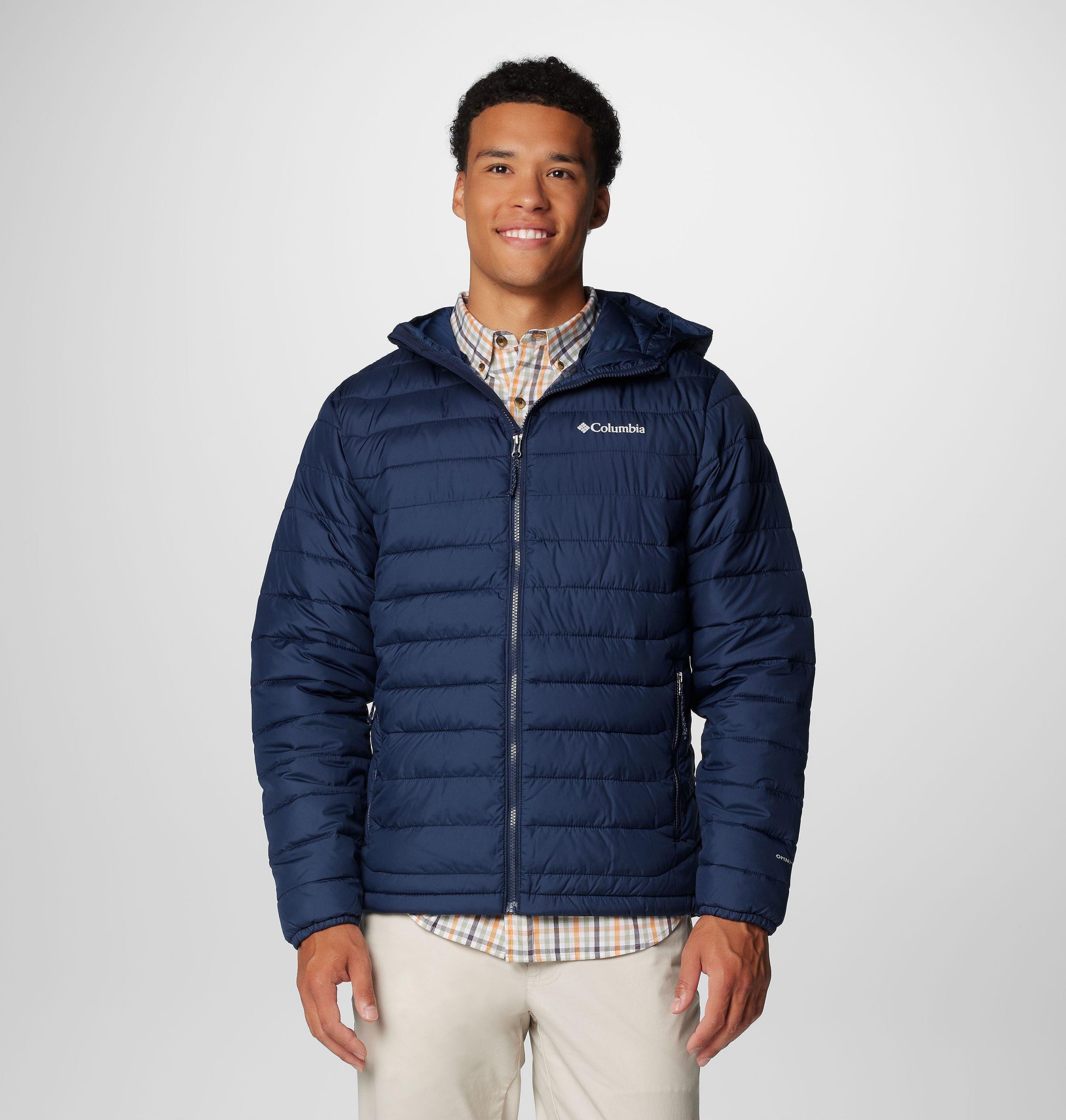 heren powder lite ii hooded jacket - lang