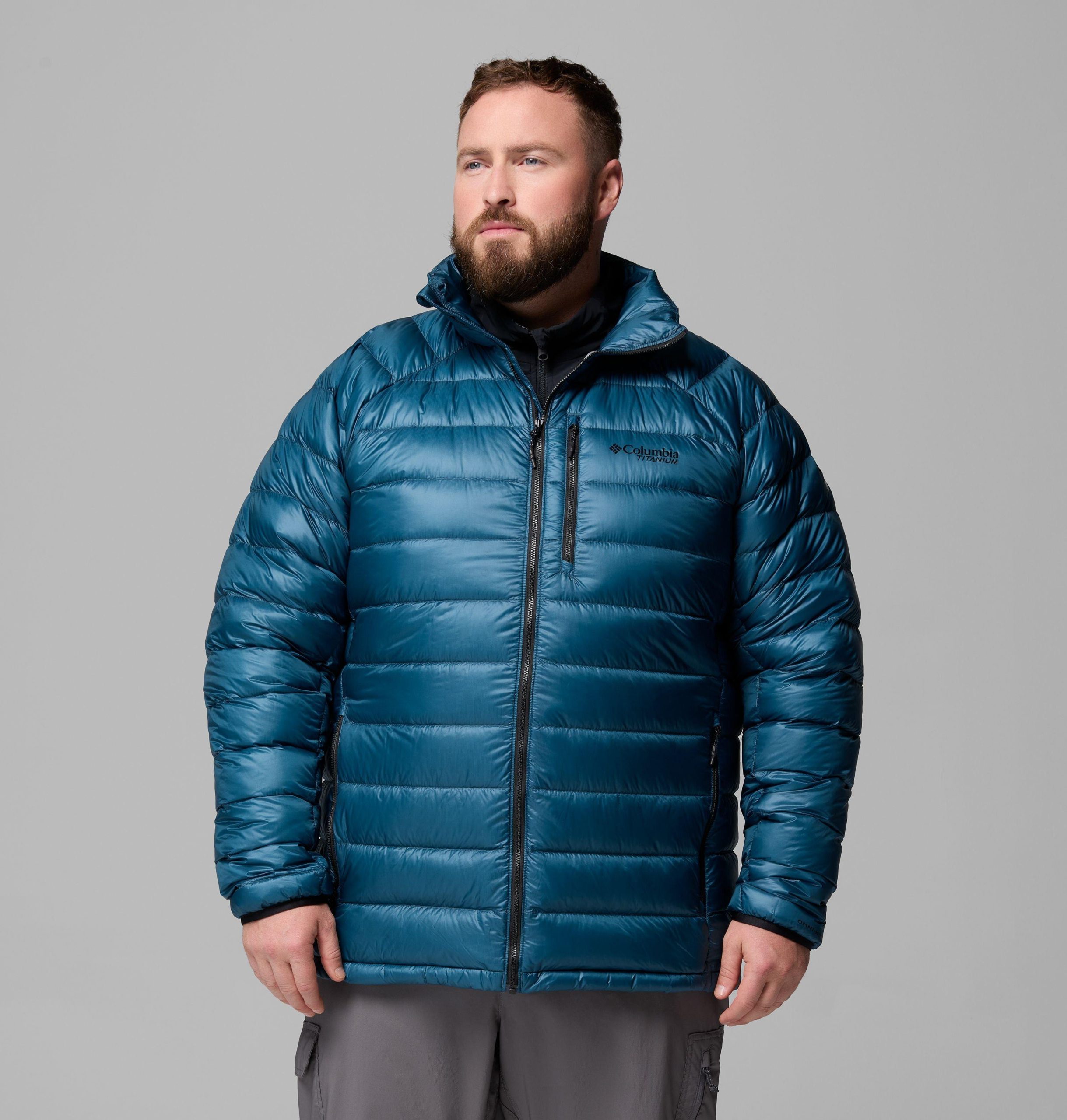 heren arctic crest donsjack - groot