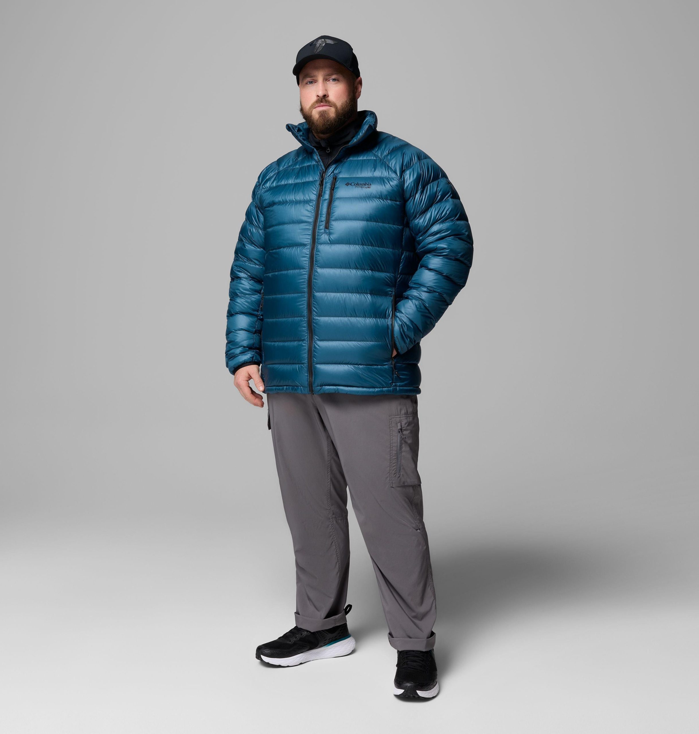 heren arctic crest donsjack - groot