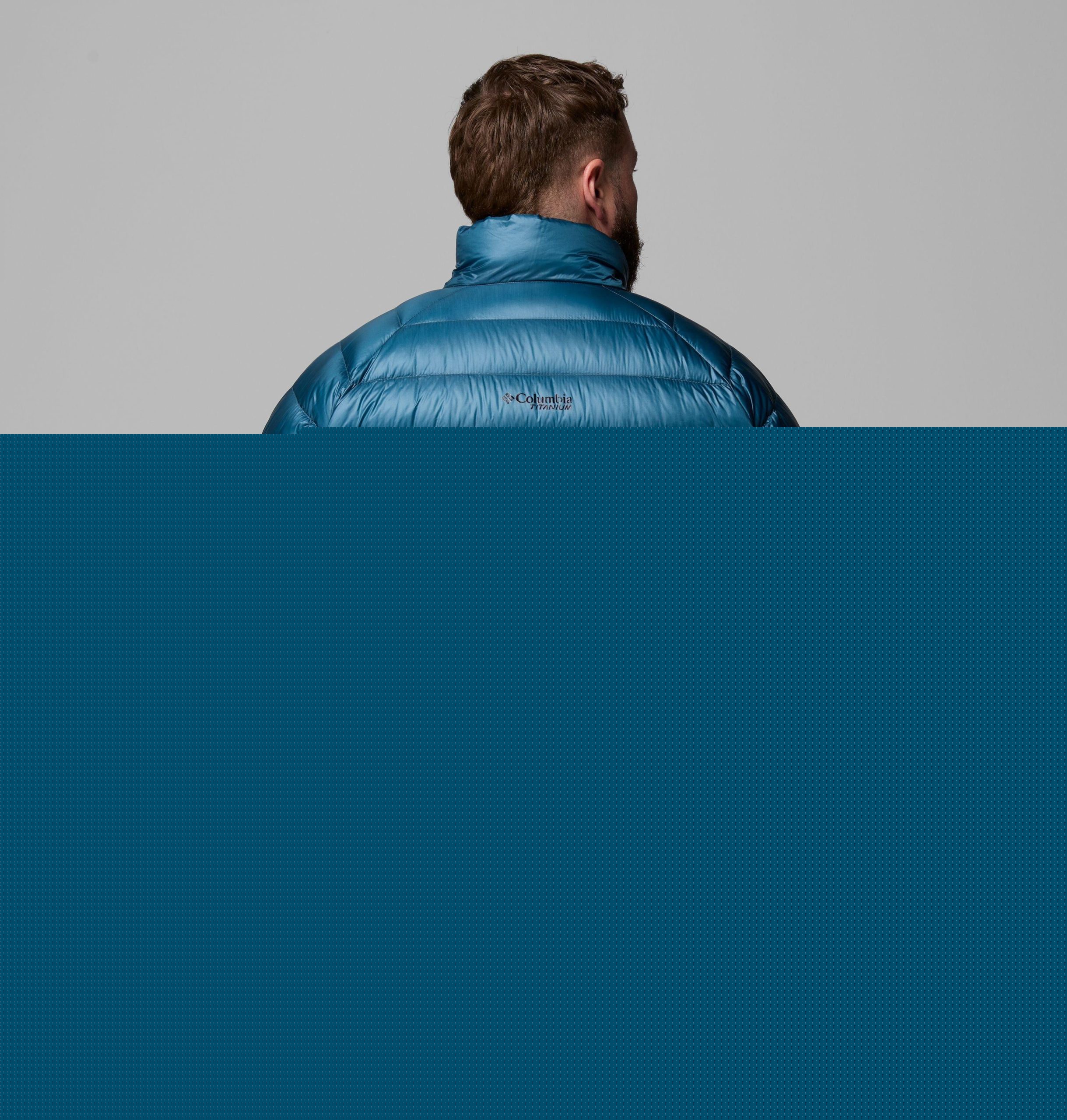 heren arctic crest donsjack - groot