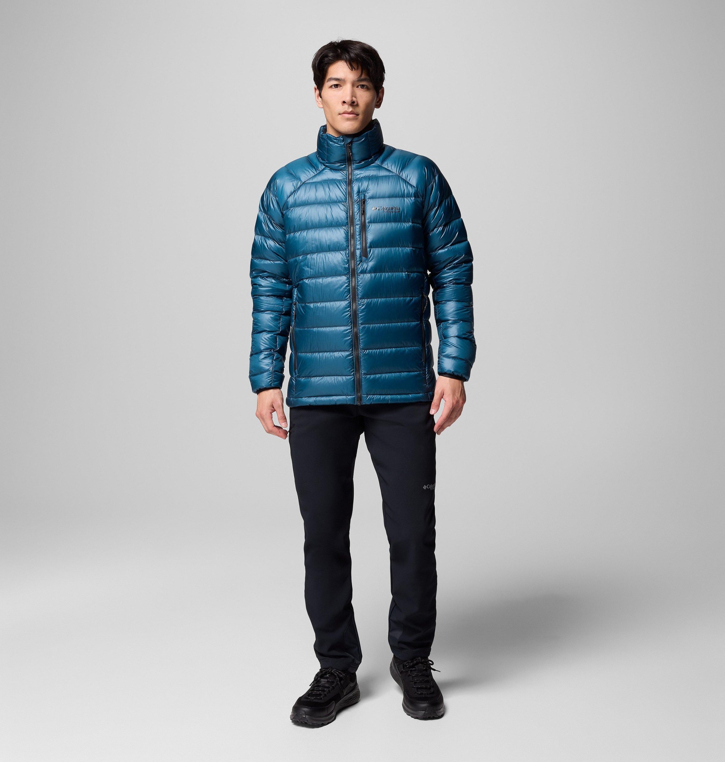 heren arctic crest donsjack - lang