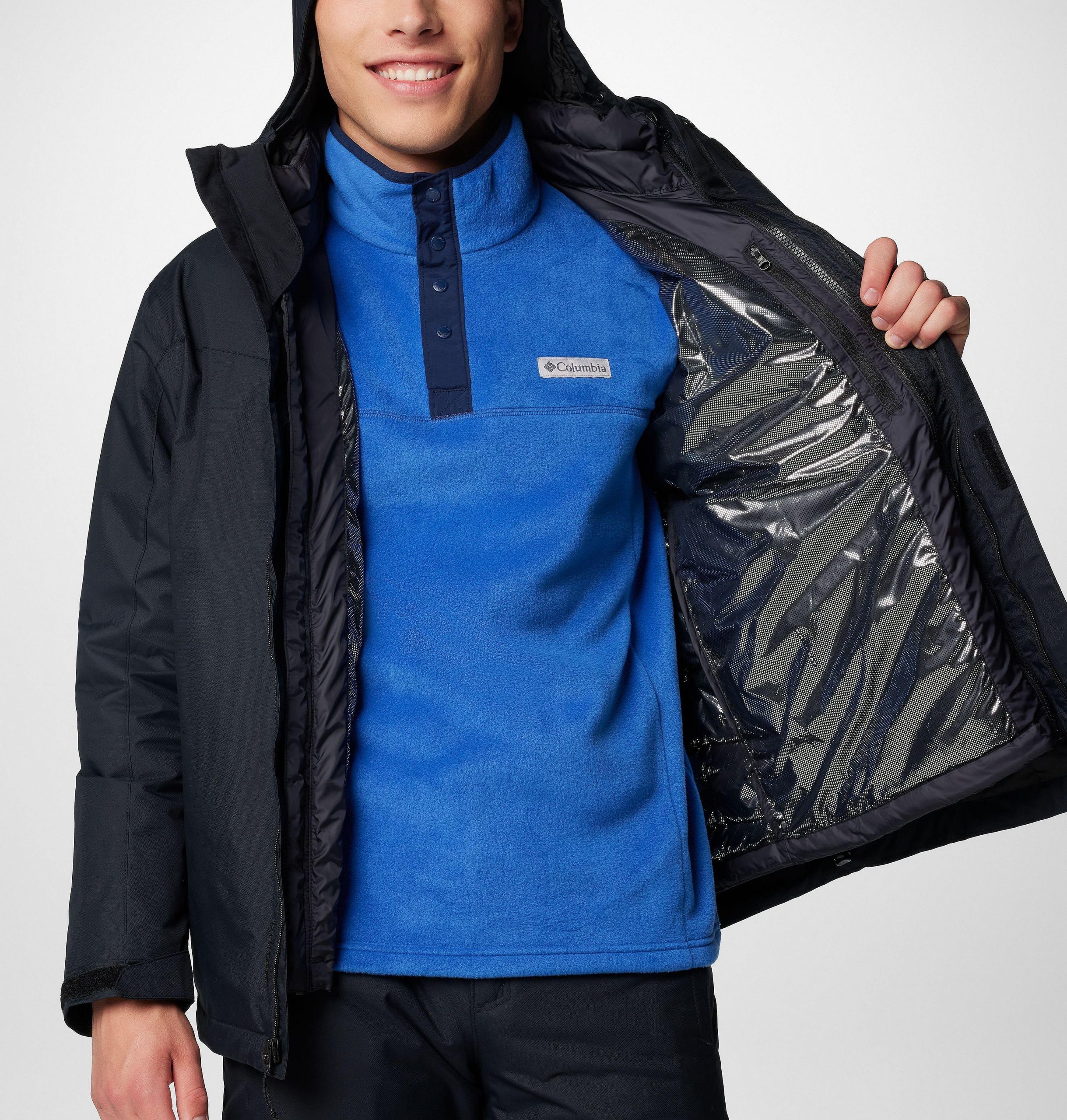 heren whirlibird v interchange jacket - lang