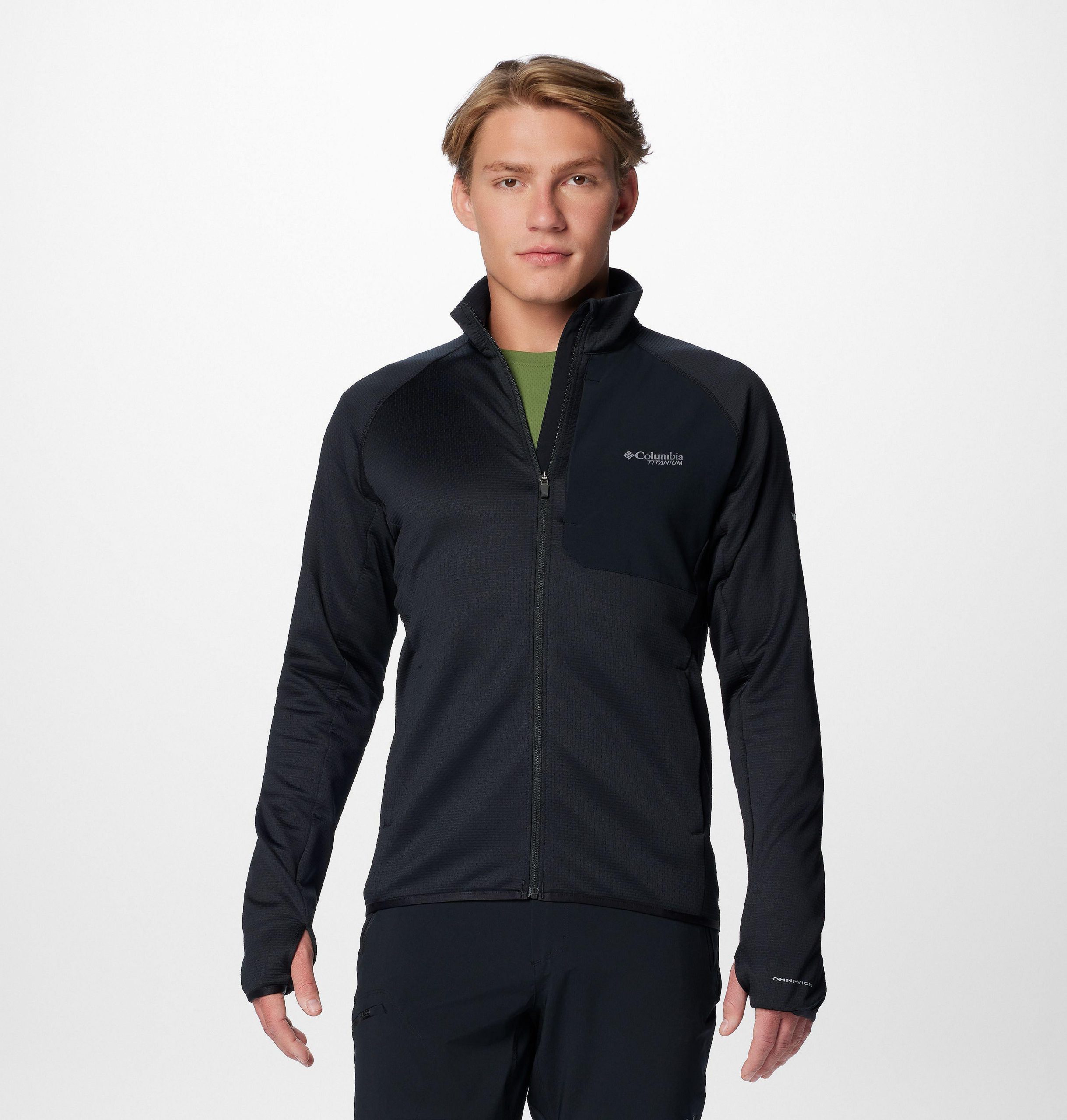 heren triple canyon grid fleece ii jas met volledige ritssluiting