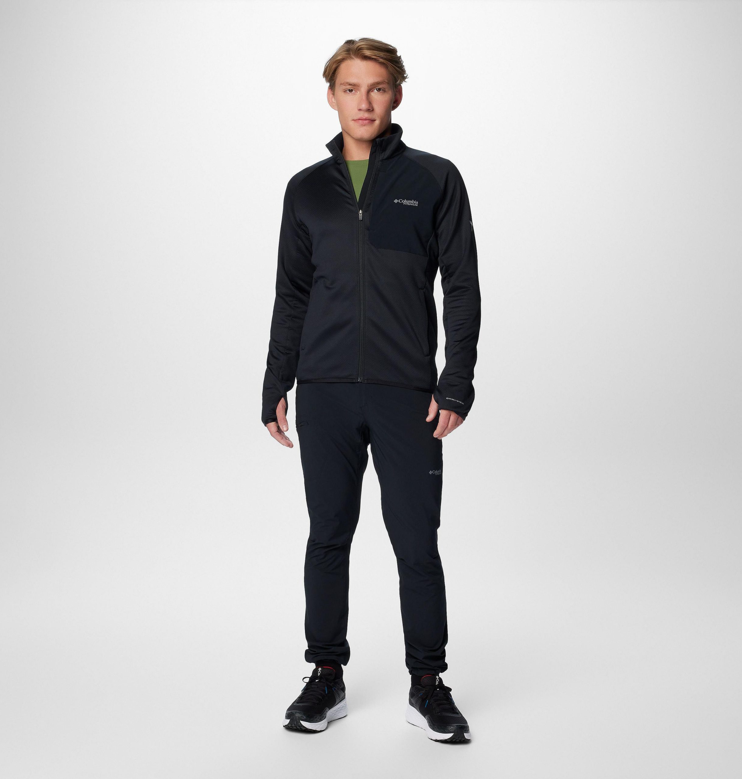 heren triple canyon grid fleece ii jas met volledige ritssluiting