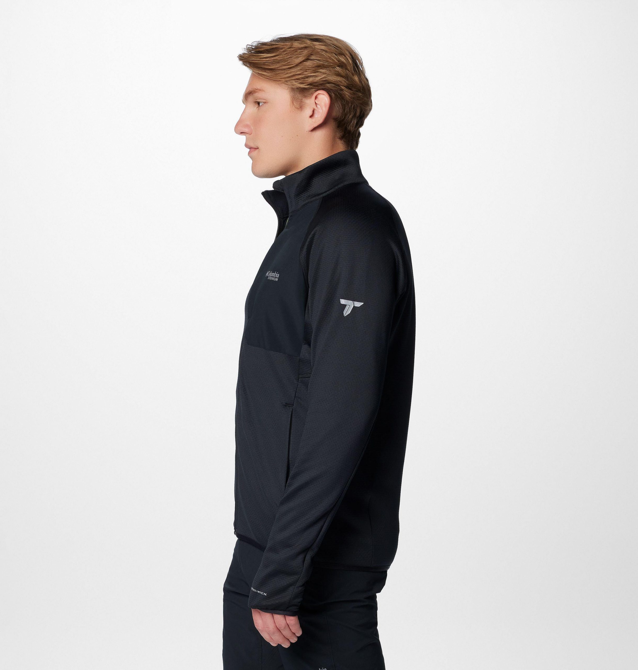 heren triple canyon grid fleece ii jas met volledige ritssluiting