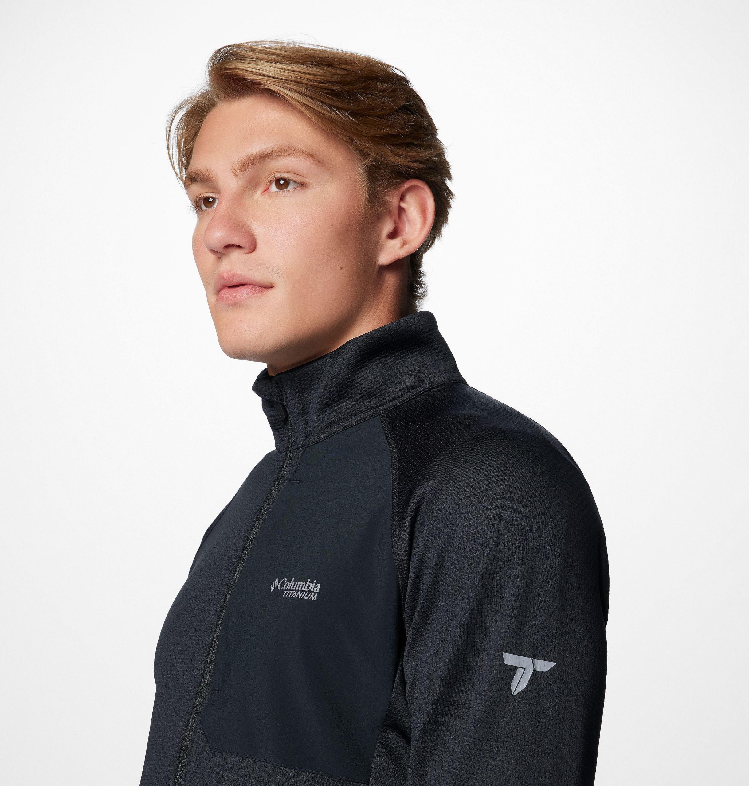 heren triple canyon grid fleece ii jas met volledige ritssluiting
