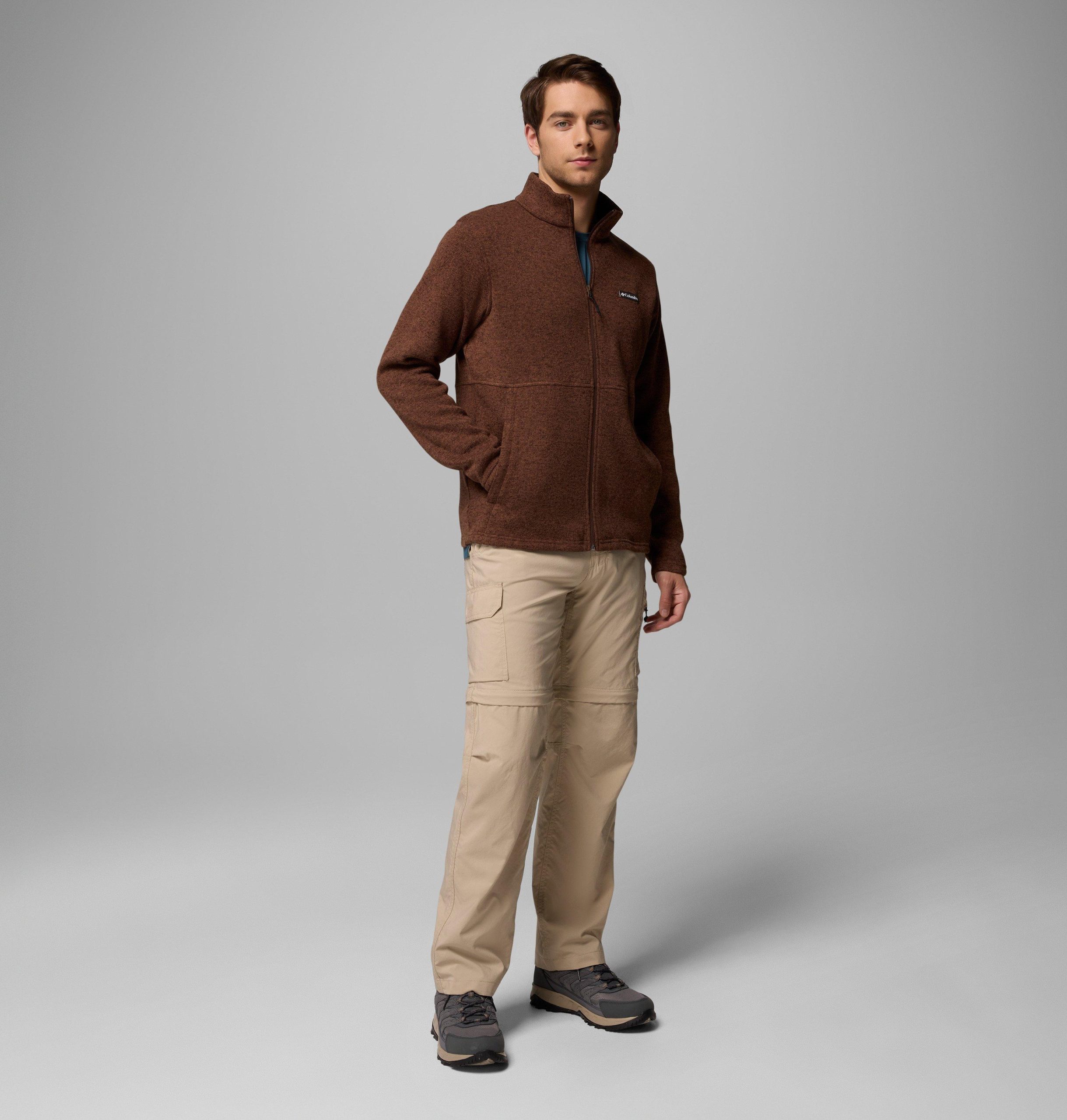 heren alto pass fleece met volledige ritssluiting
