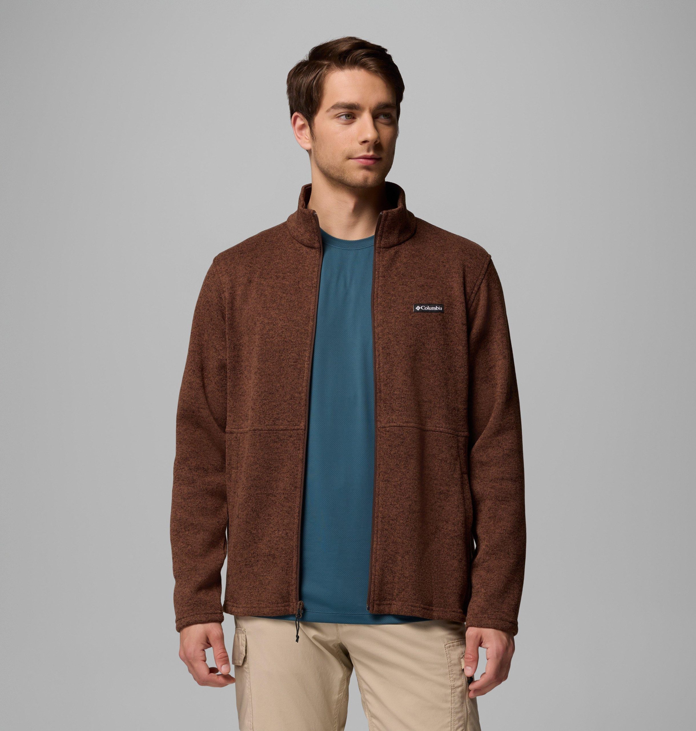 heren alto pass fleece met volledige ritssluiting