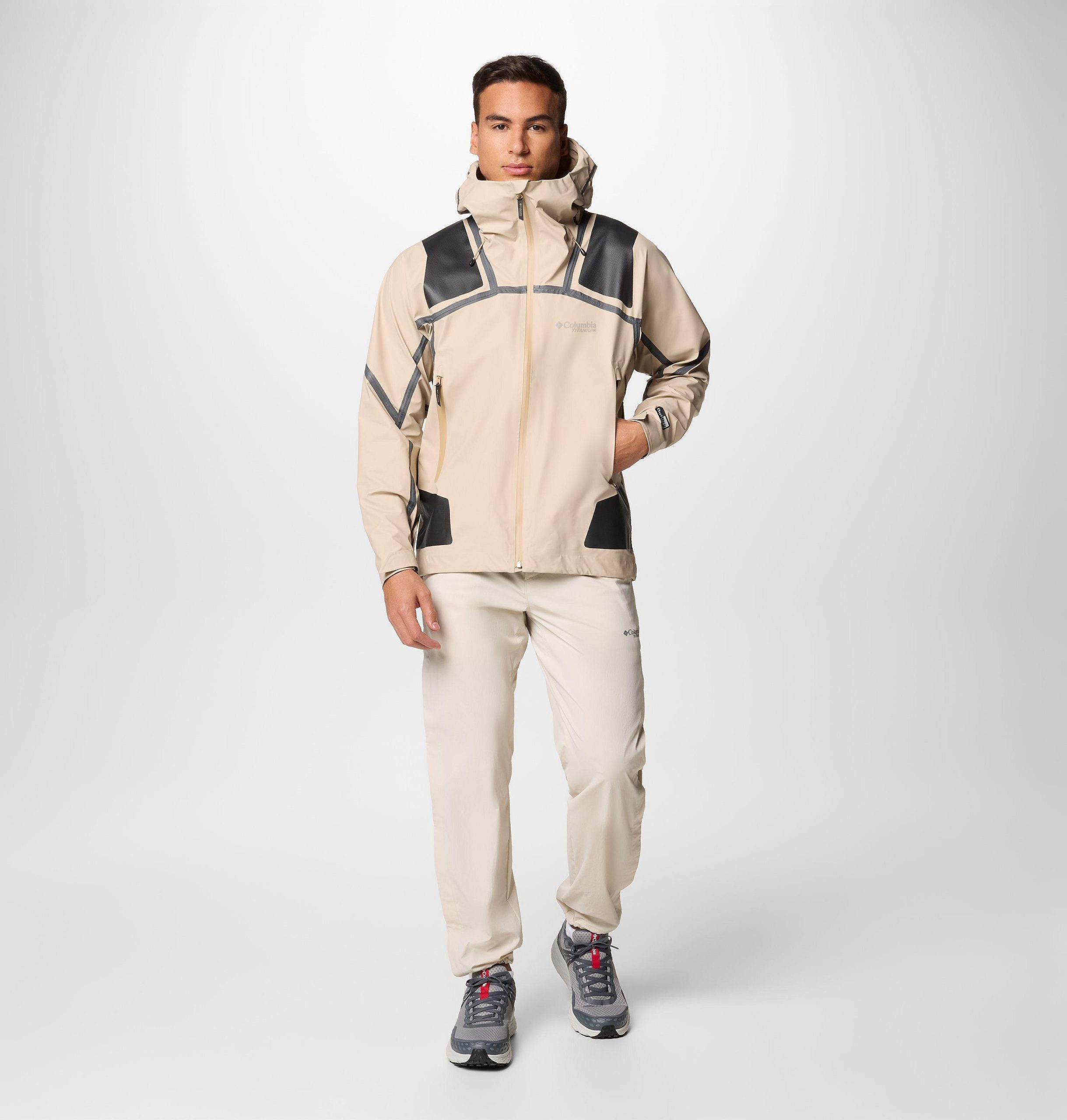 heren whistler peak shell jas