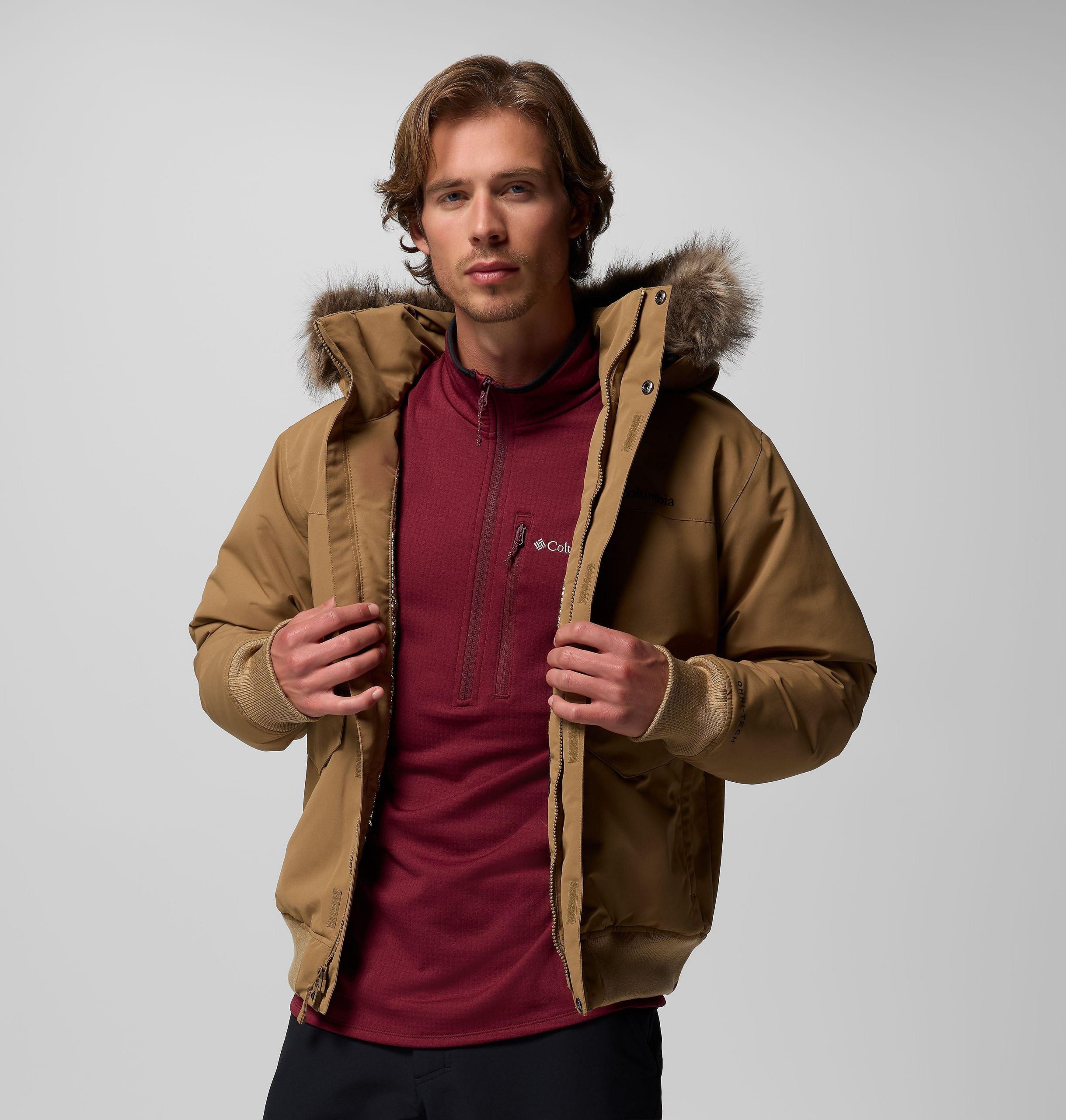 heren cape ridge bomberjack