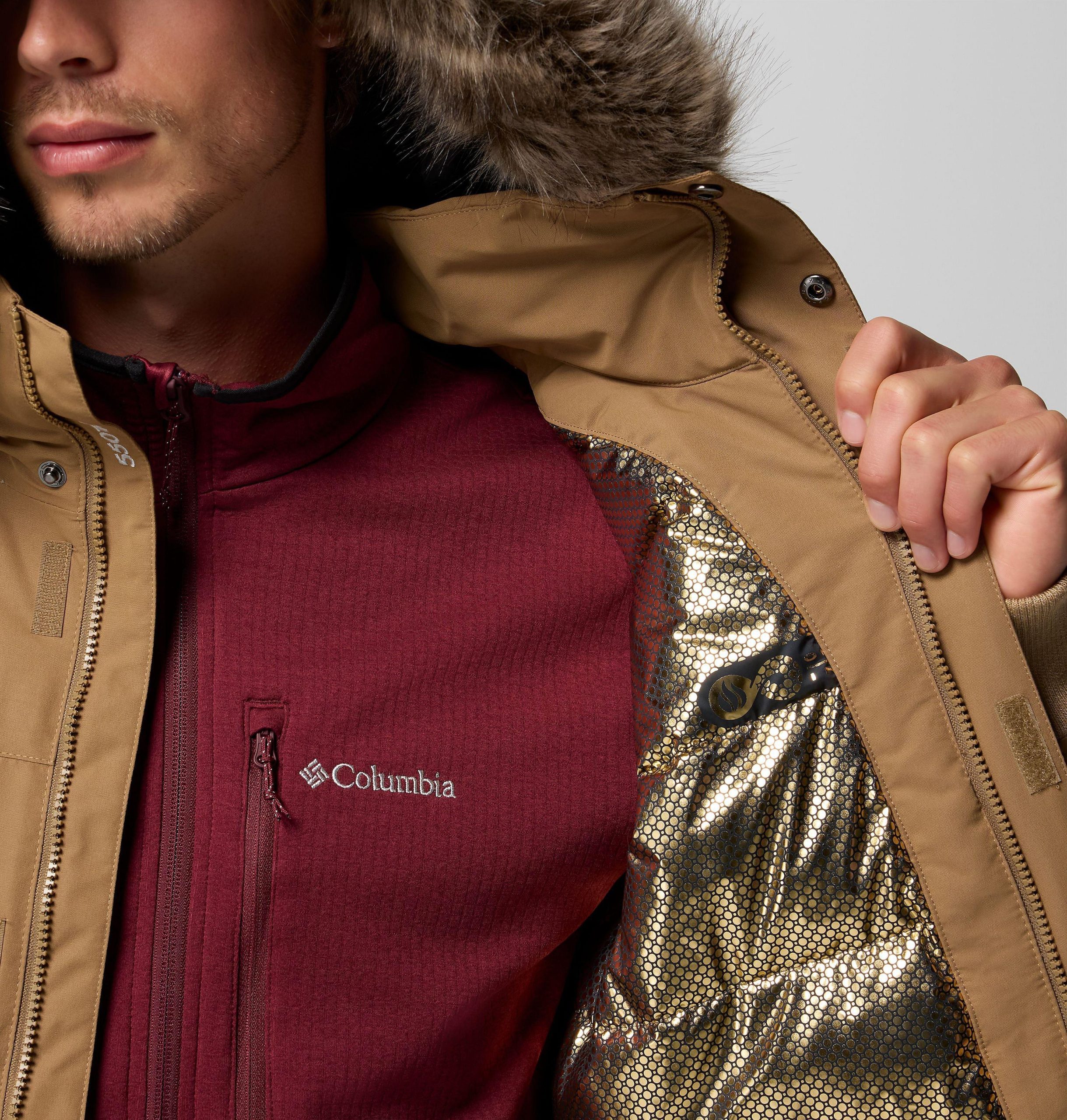 heren cape ridge bomberjack
