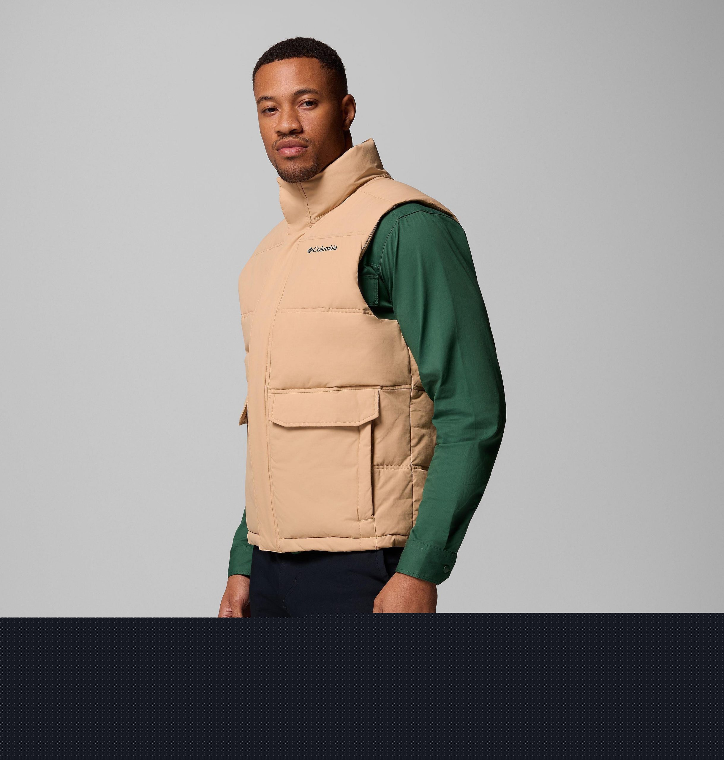 heren landroamer puffer vest