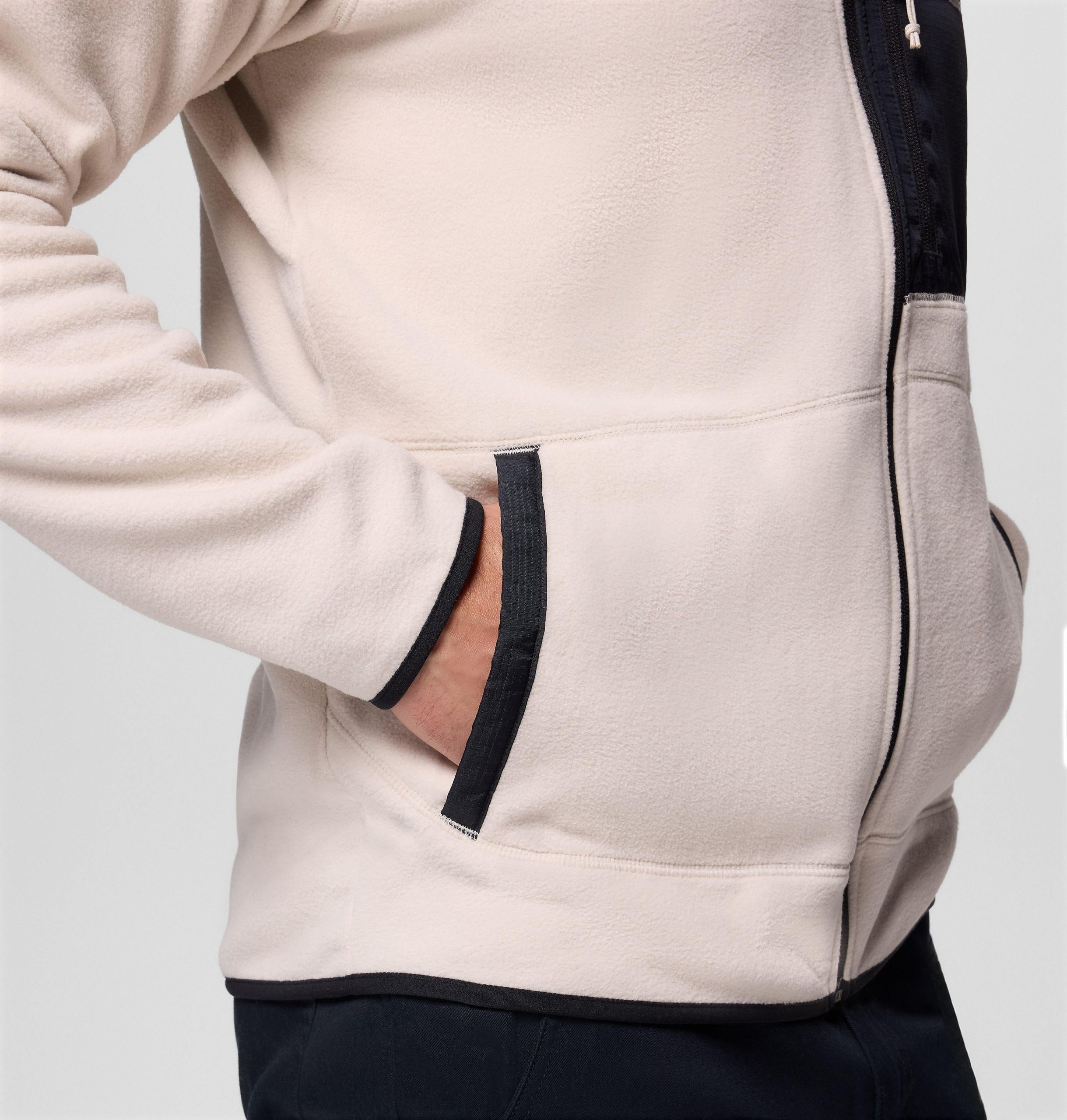 heren fast trek overlay hooded full zip jacket