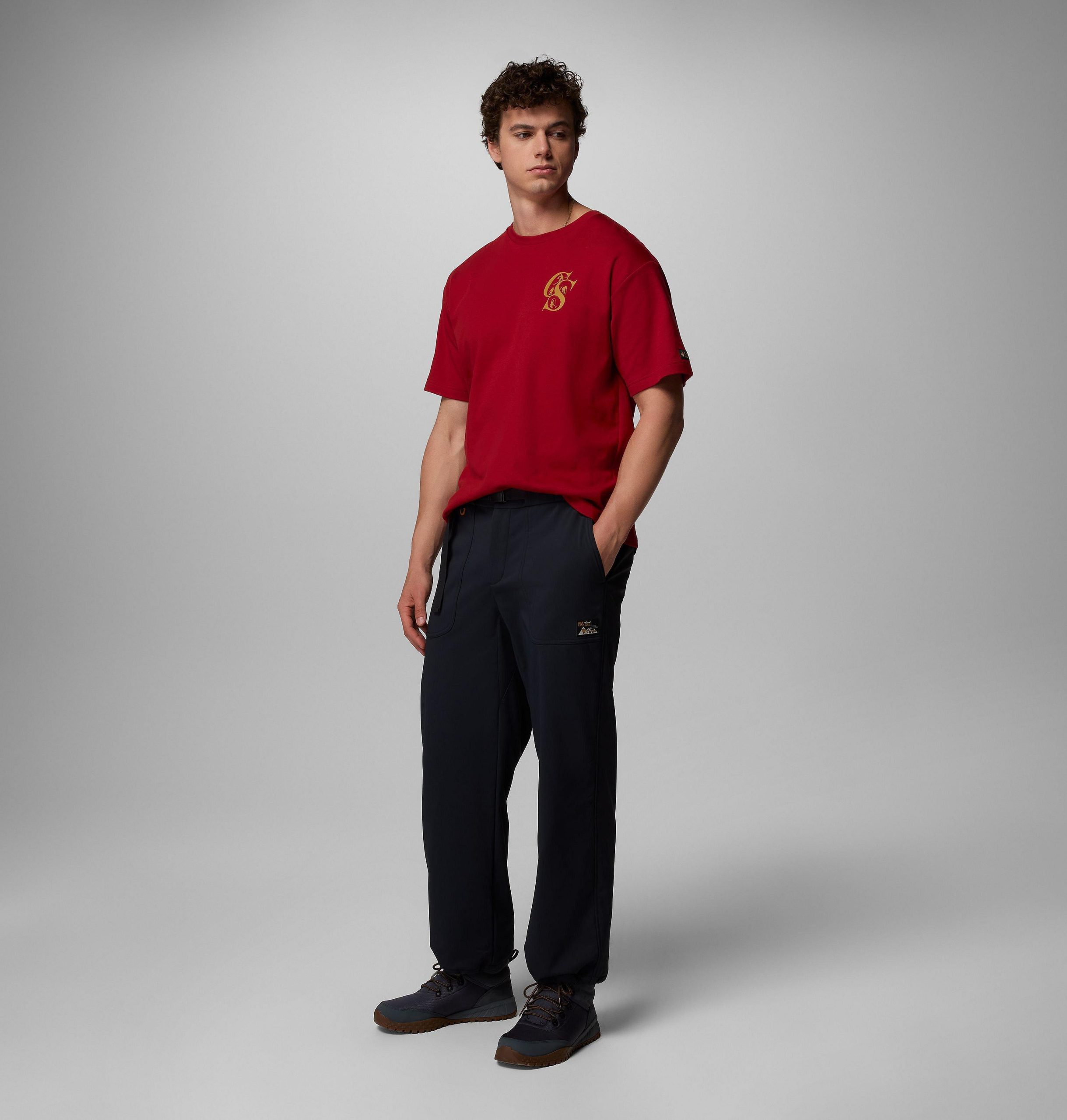 heren high cascades softshell broek