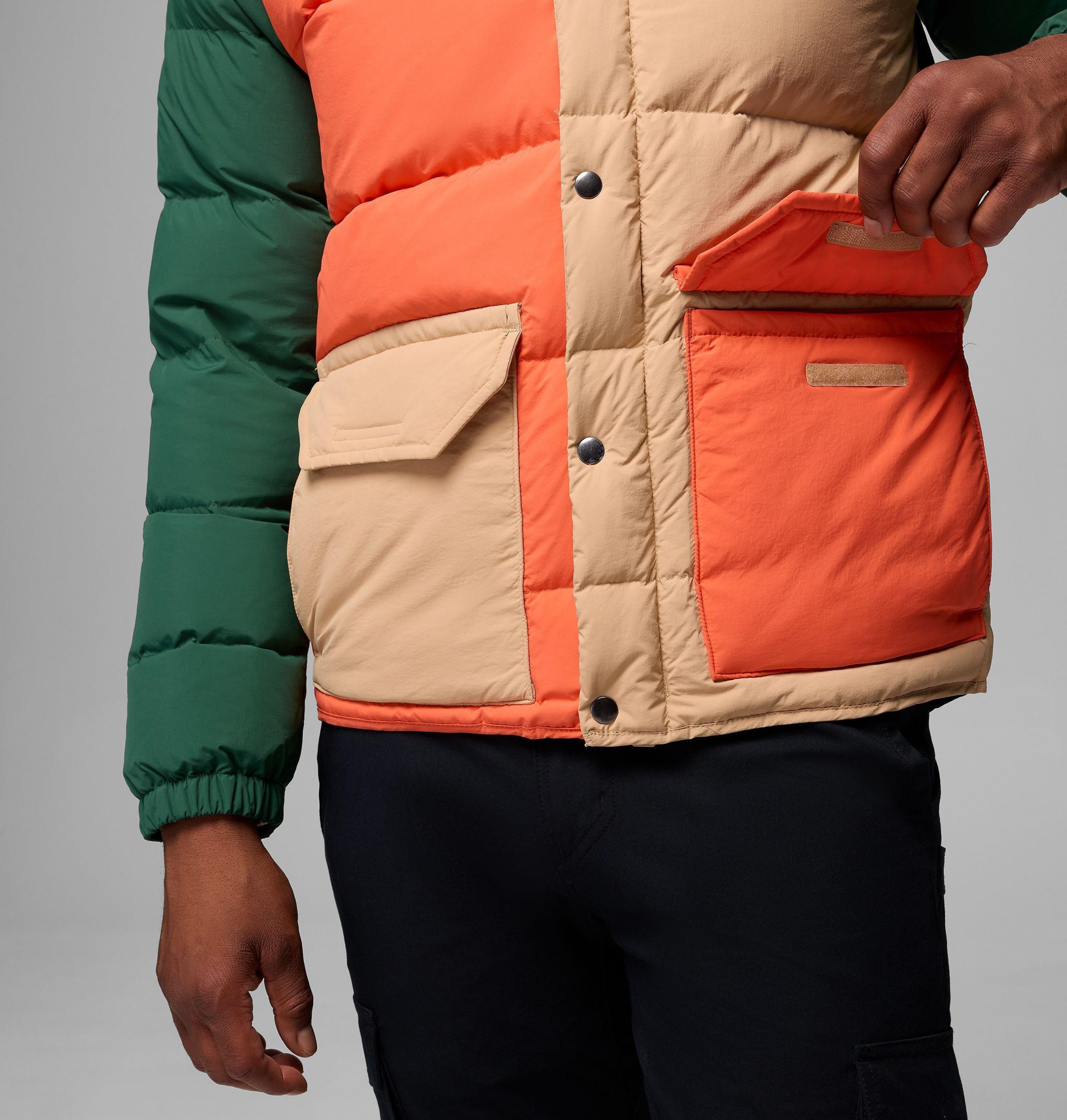 wallowa donsjack met capuchon voor heren