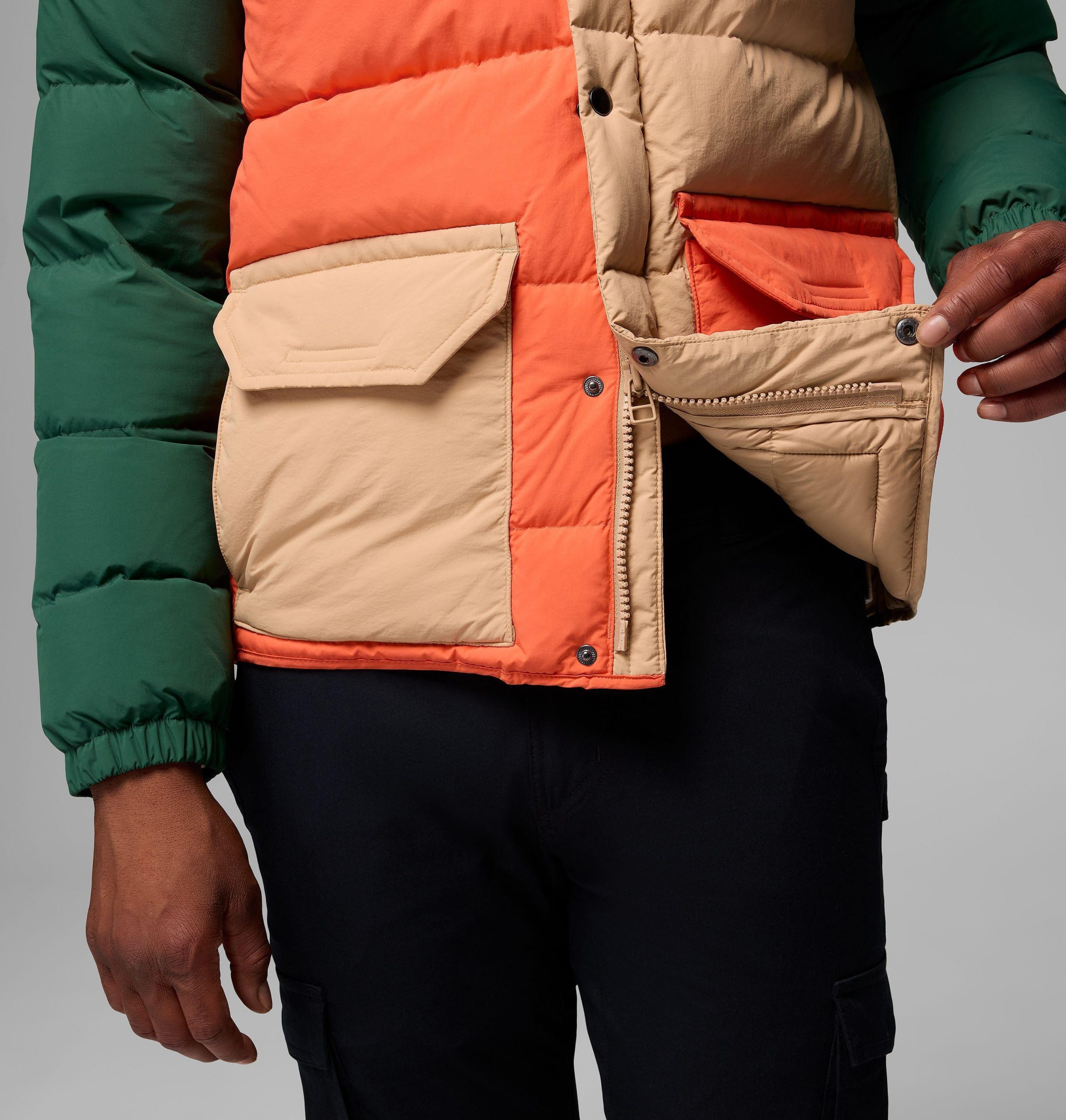 wallowa donsjack met capuchon voor heren