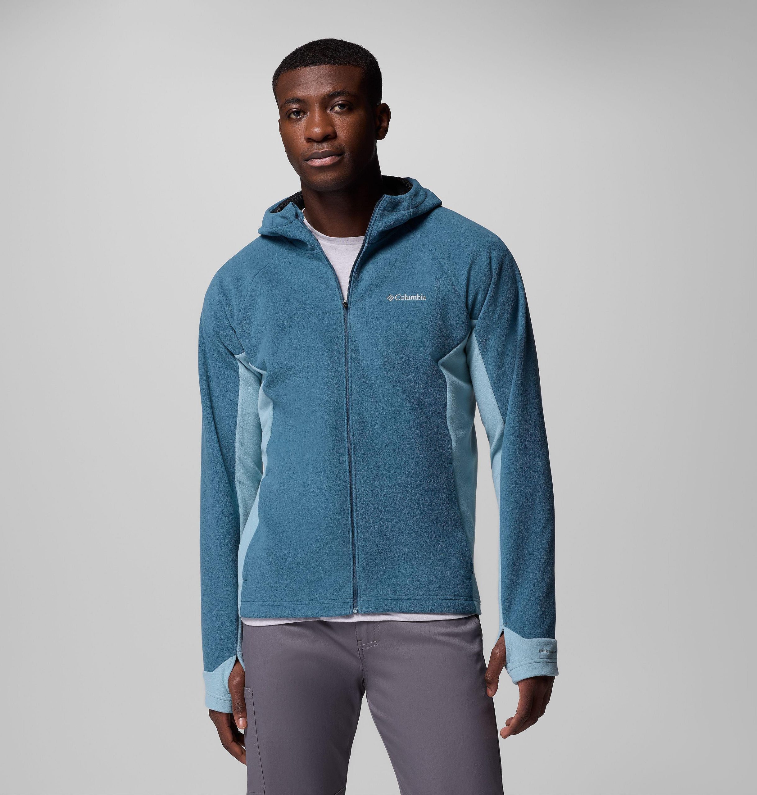 arctic peak fleecejack met capuchon en volledige ritssluiting voor heren