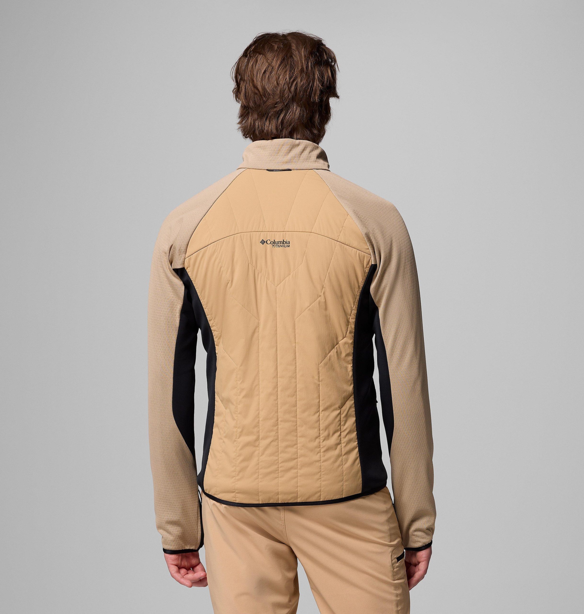 arctic crest hybrid jas met volledige ritssluiting voor heren - lang