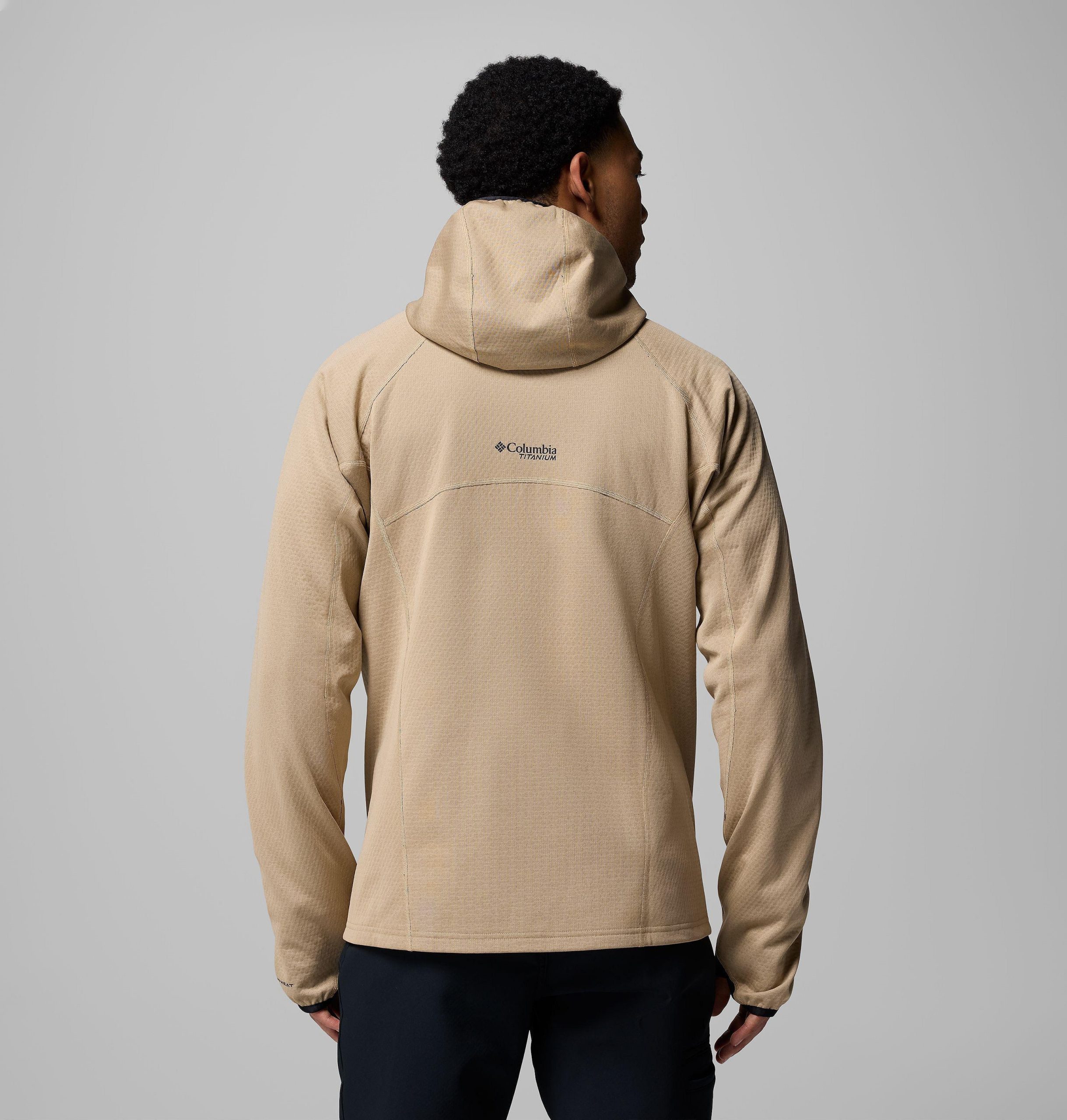 heren arctic crest bonded full zip jacket