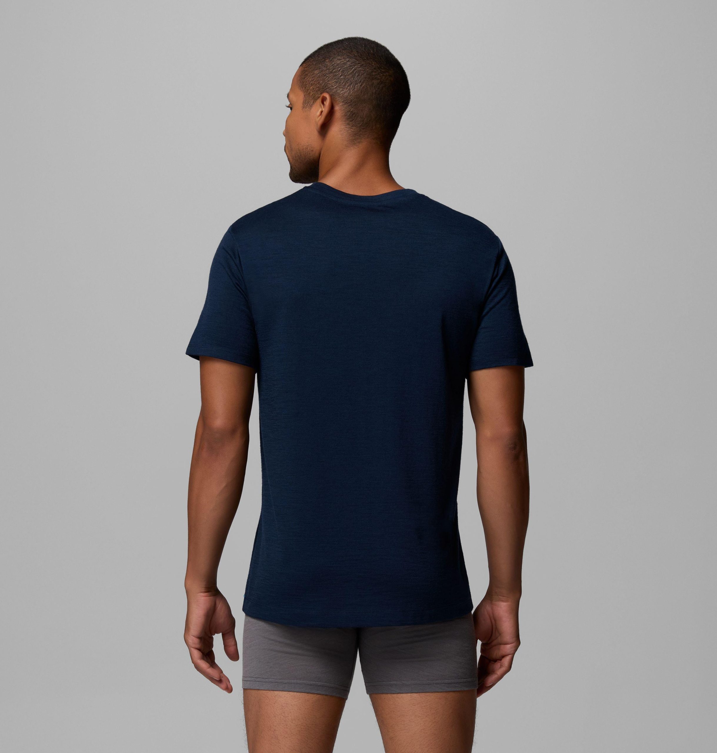heren t-shirt van merinowol losse verpakking