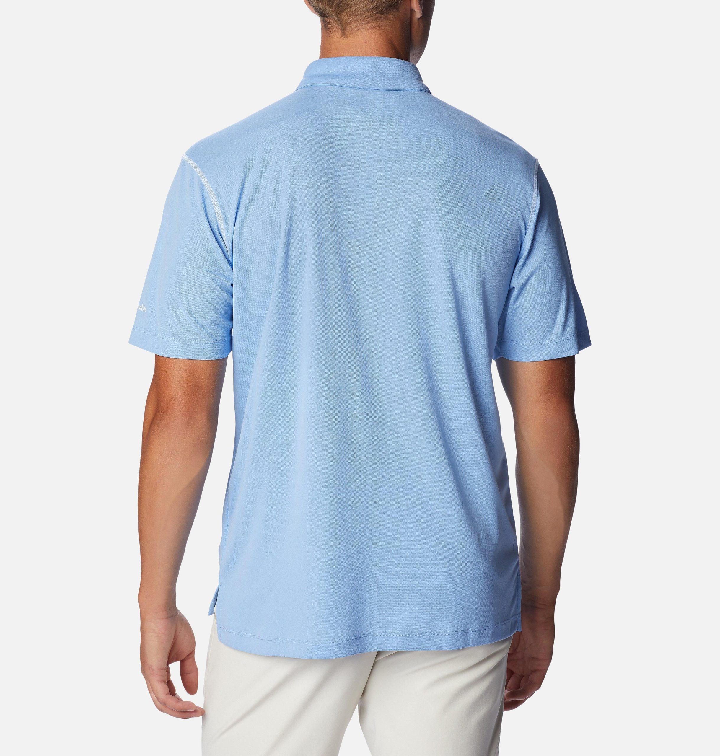 golfpolo voor mannen met hoge inzet