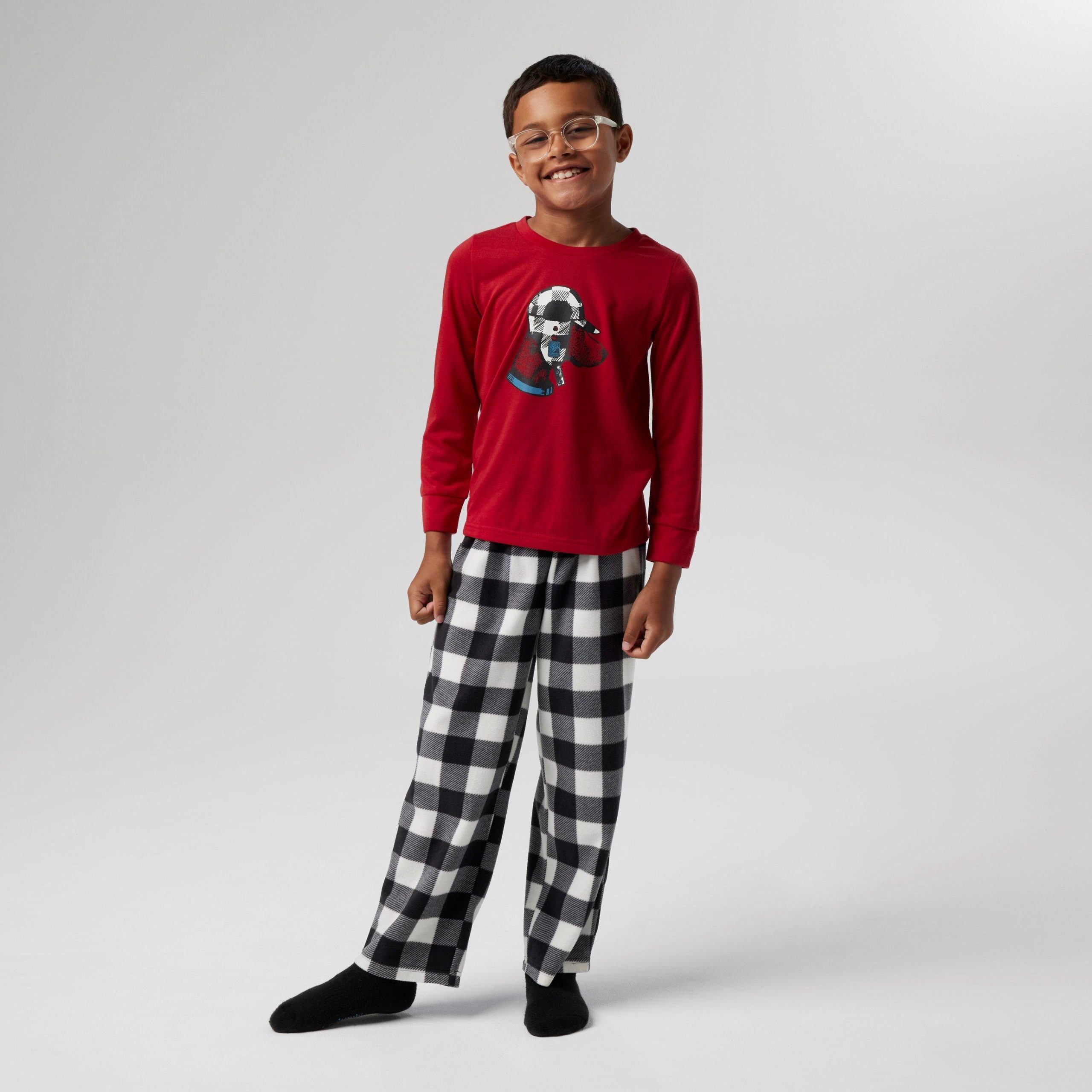 fleece pyjamaset voor kinderen