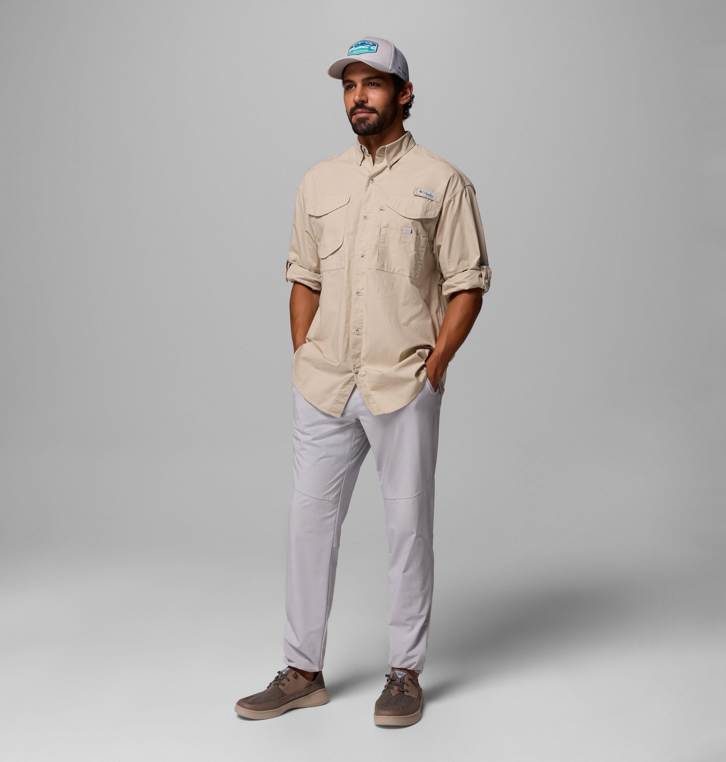 pfg bonehead t-shirt met lange mouwen voor heren