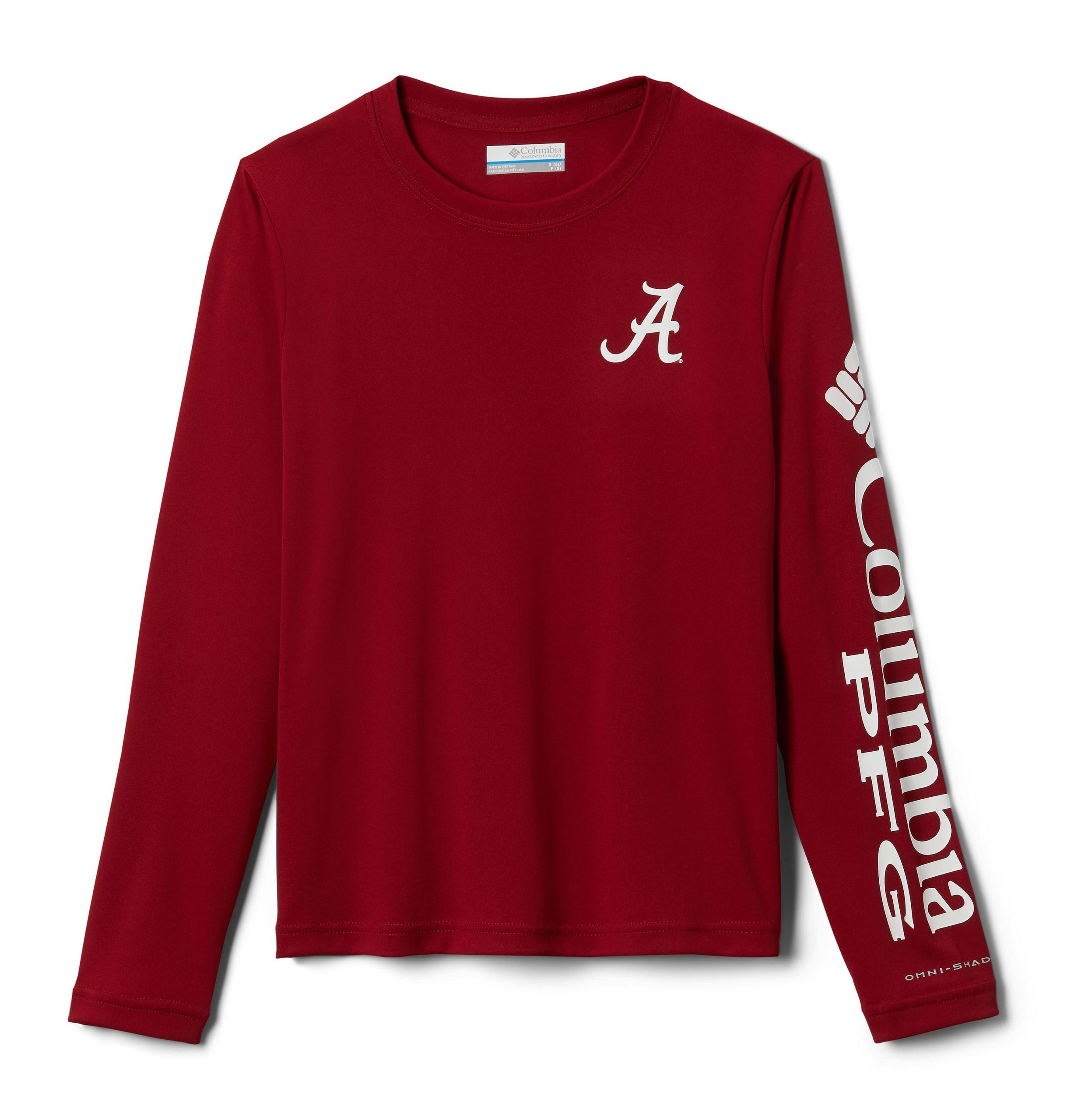 kindershirt met lange mouwen en pfg-terminal tackle-design - alabama