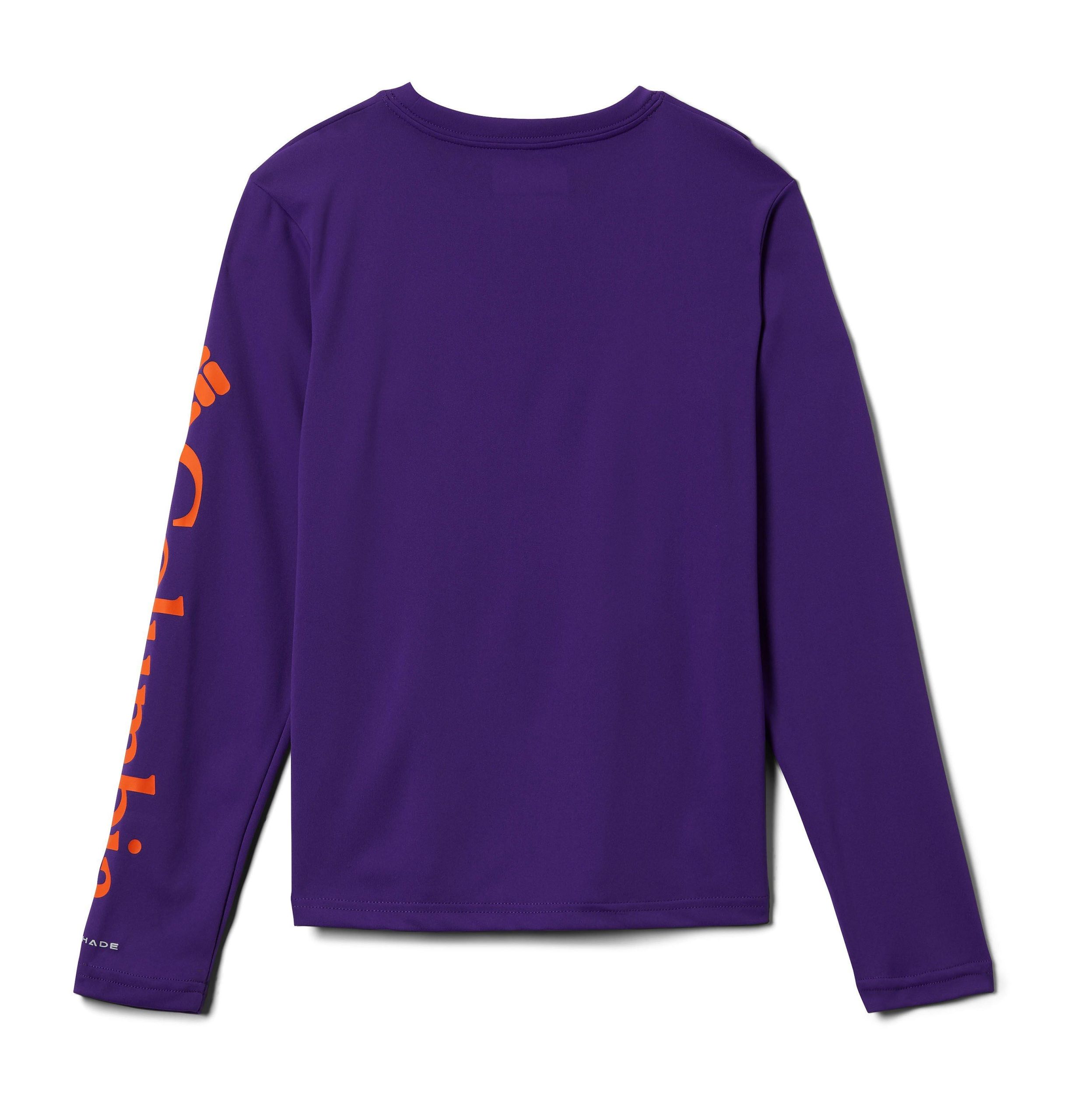 kindershirt met lange mouwen en pfg terminal tackle-print - clemson