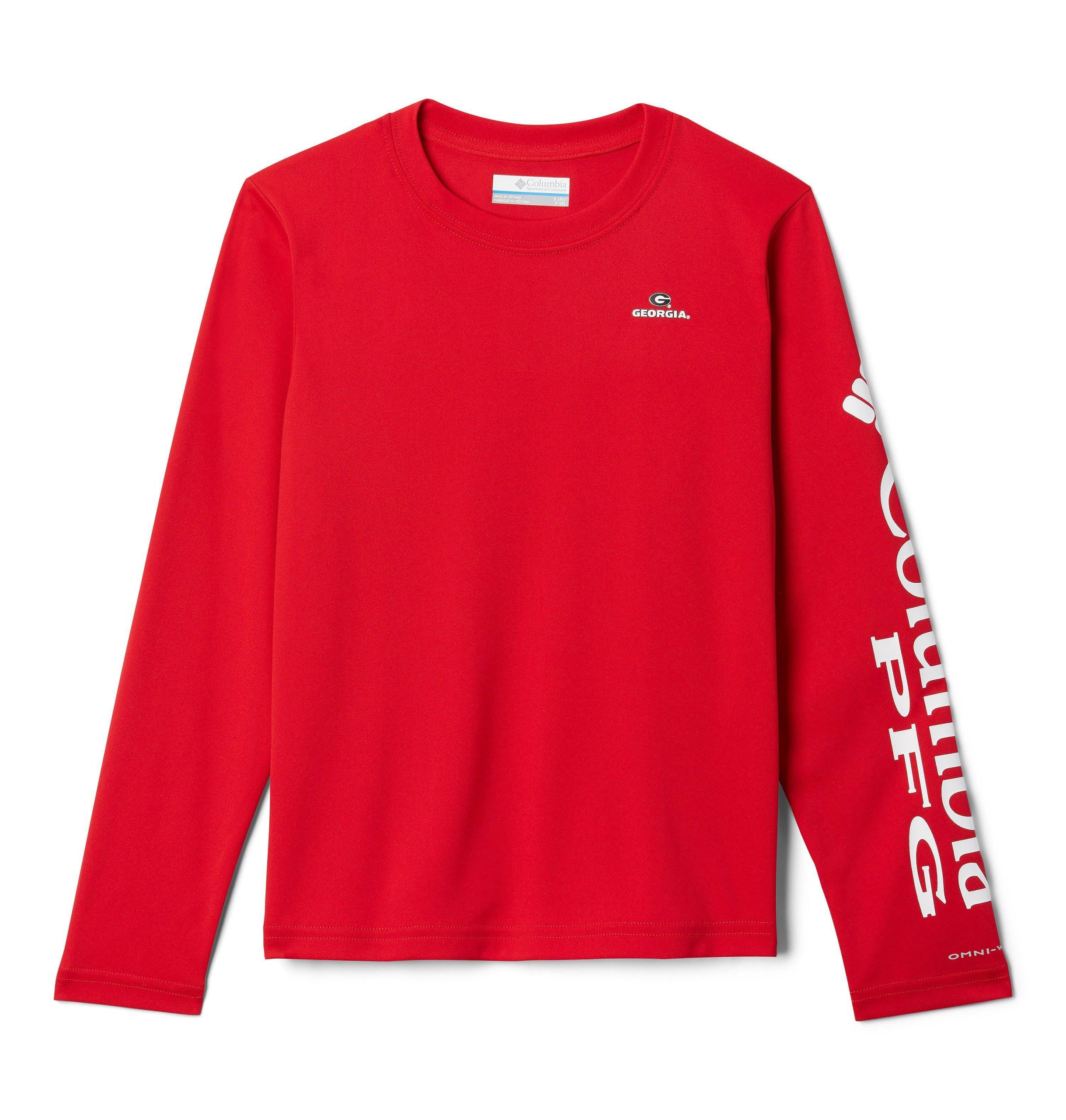 kindershirt met lange mouwen en pfg-terminal tackle-design - georgia