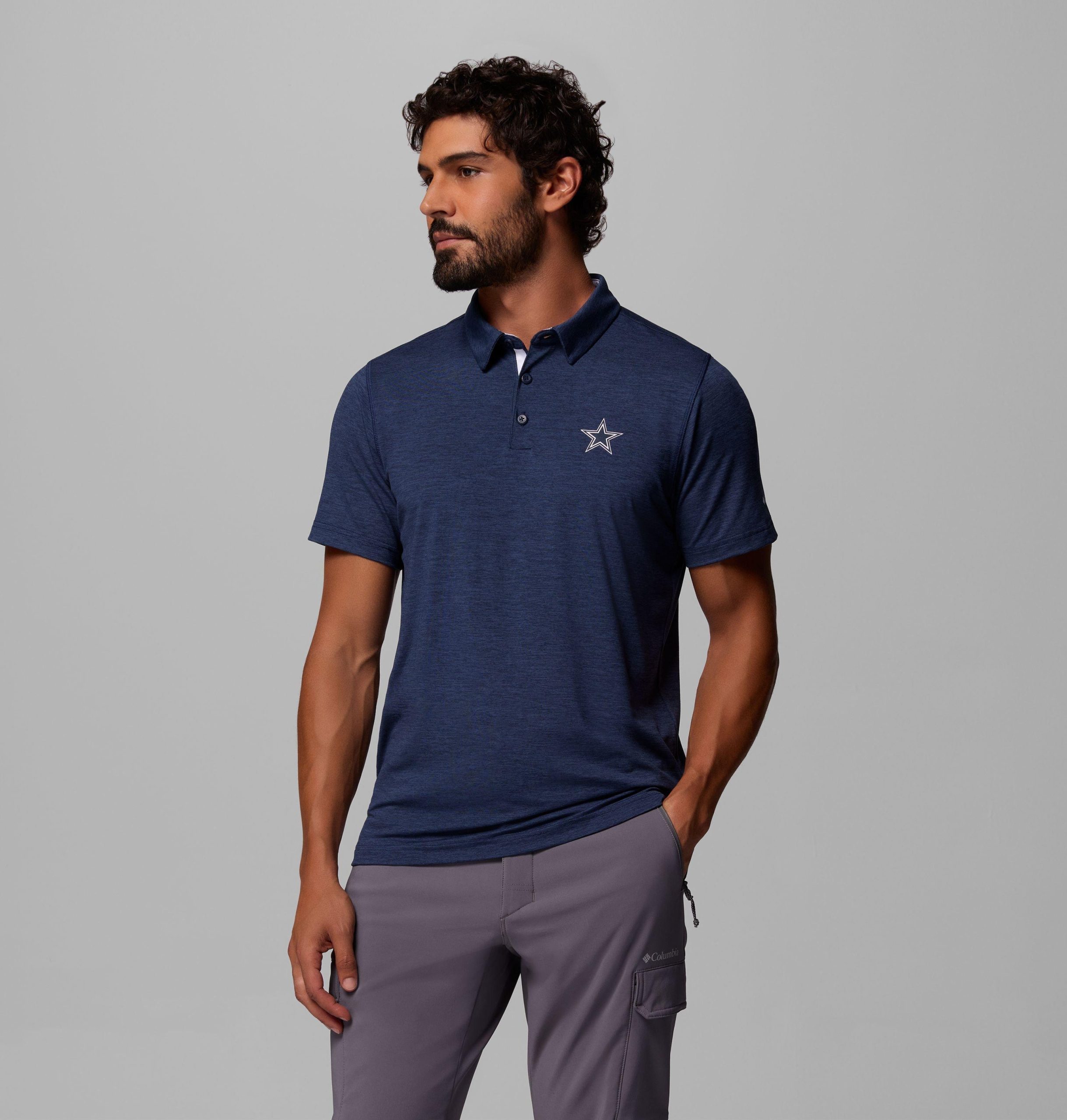 heren tech trail polo - dallas
