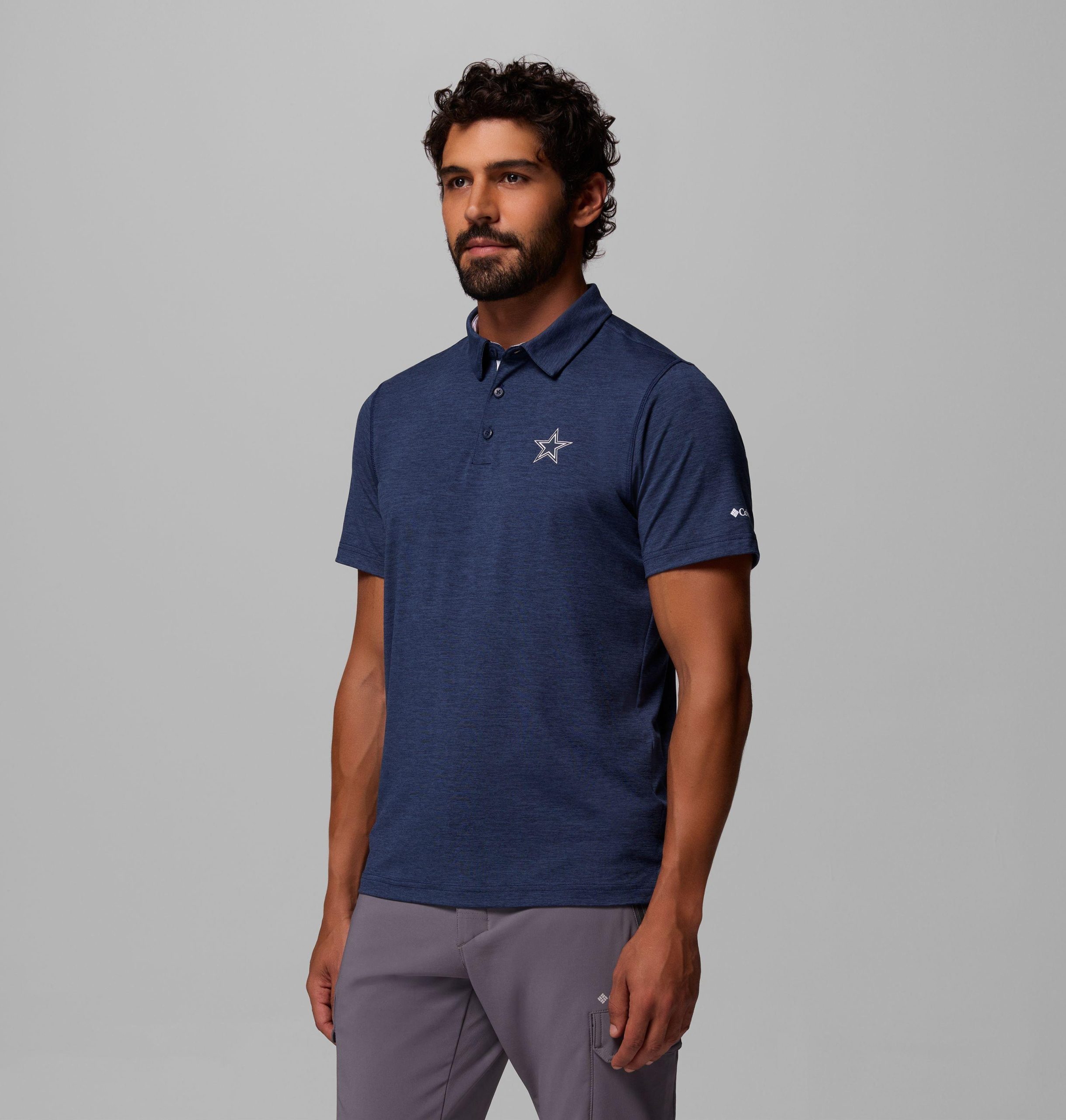 heren tech trail polo - dallas