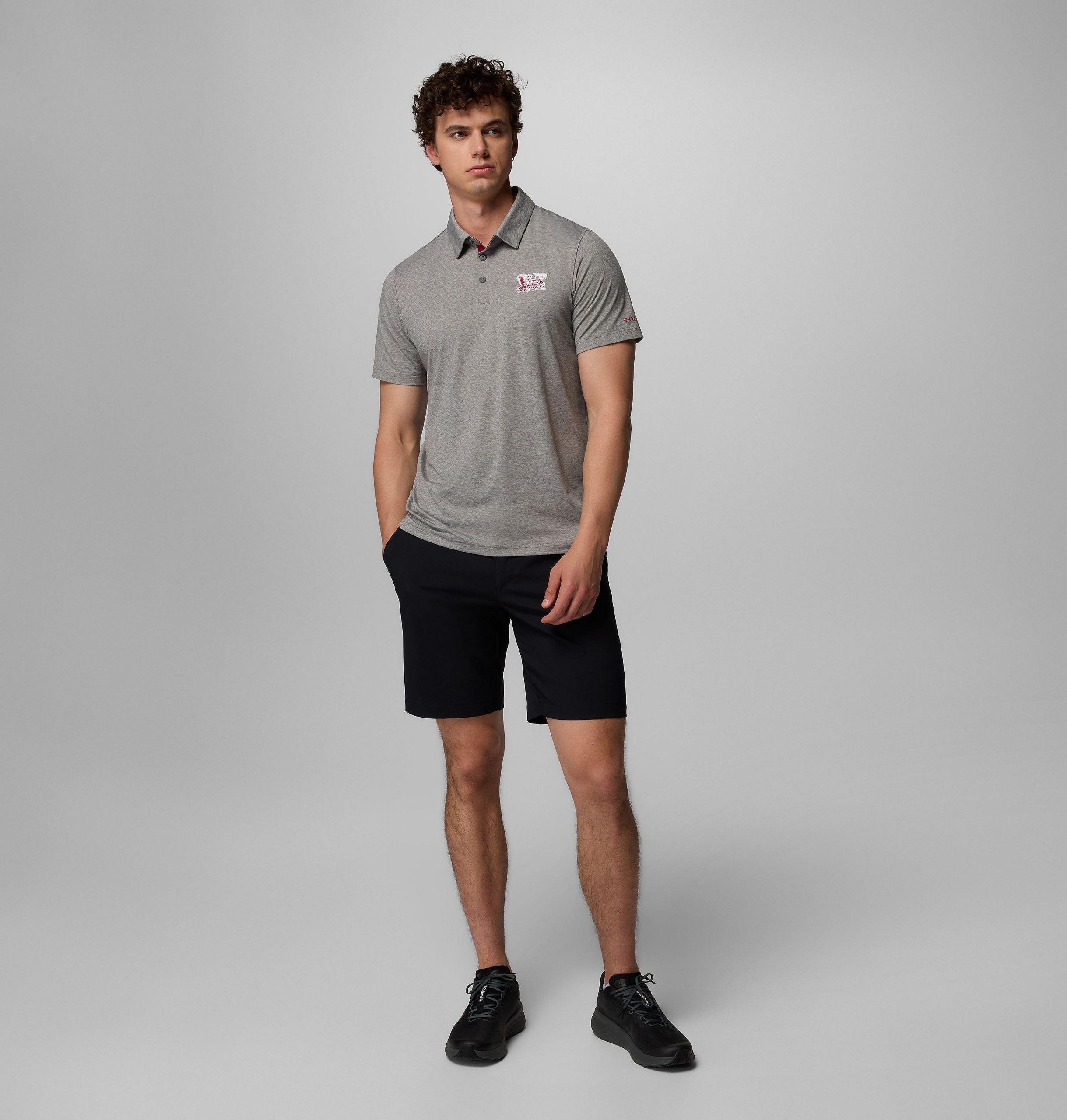 heren collegiate tech trail polo - oklahoma