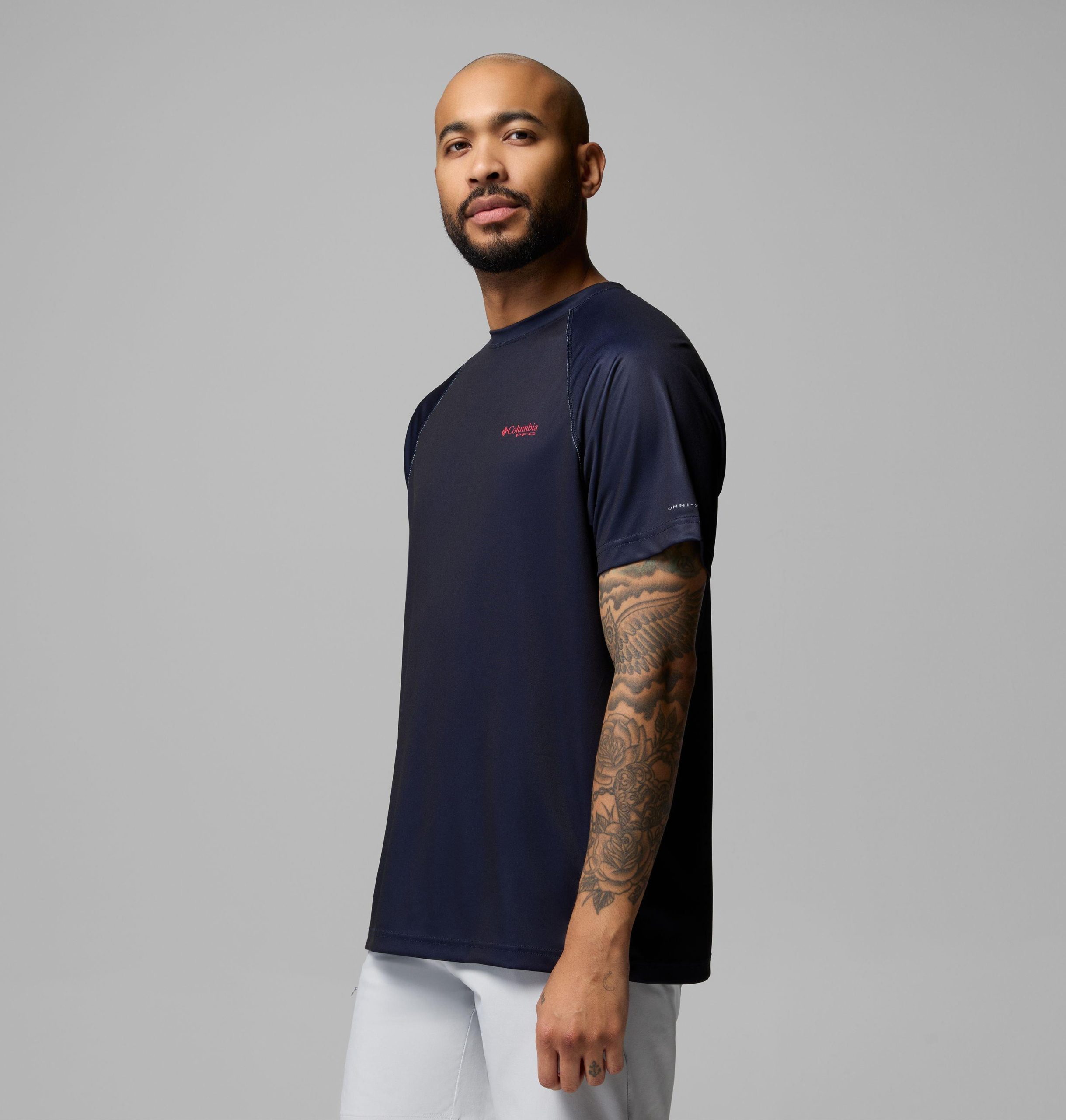 heren pfg deep waves graphic shirt met korte mouwen