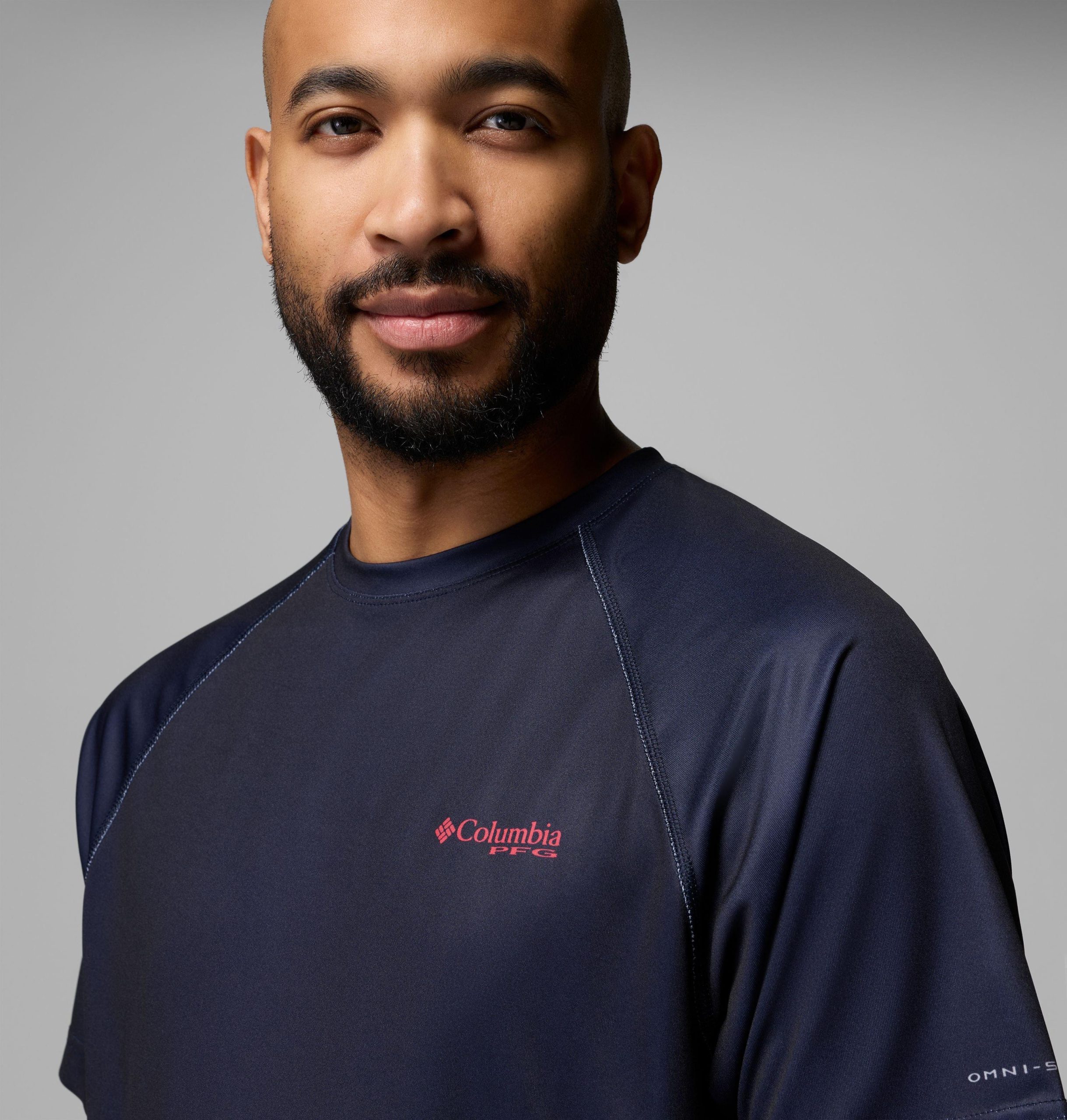 heren pfg deep waves graphic shirt met korte mouwen