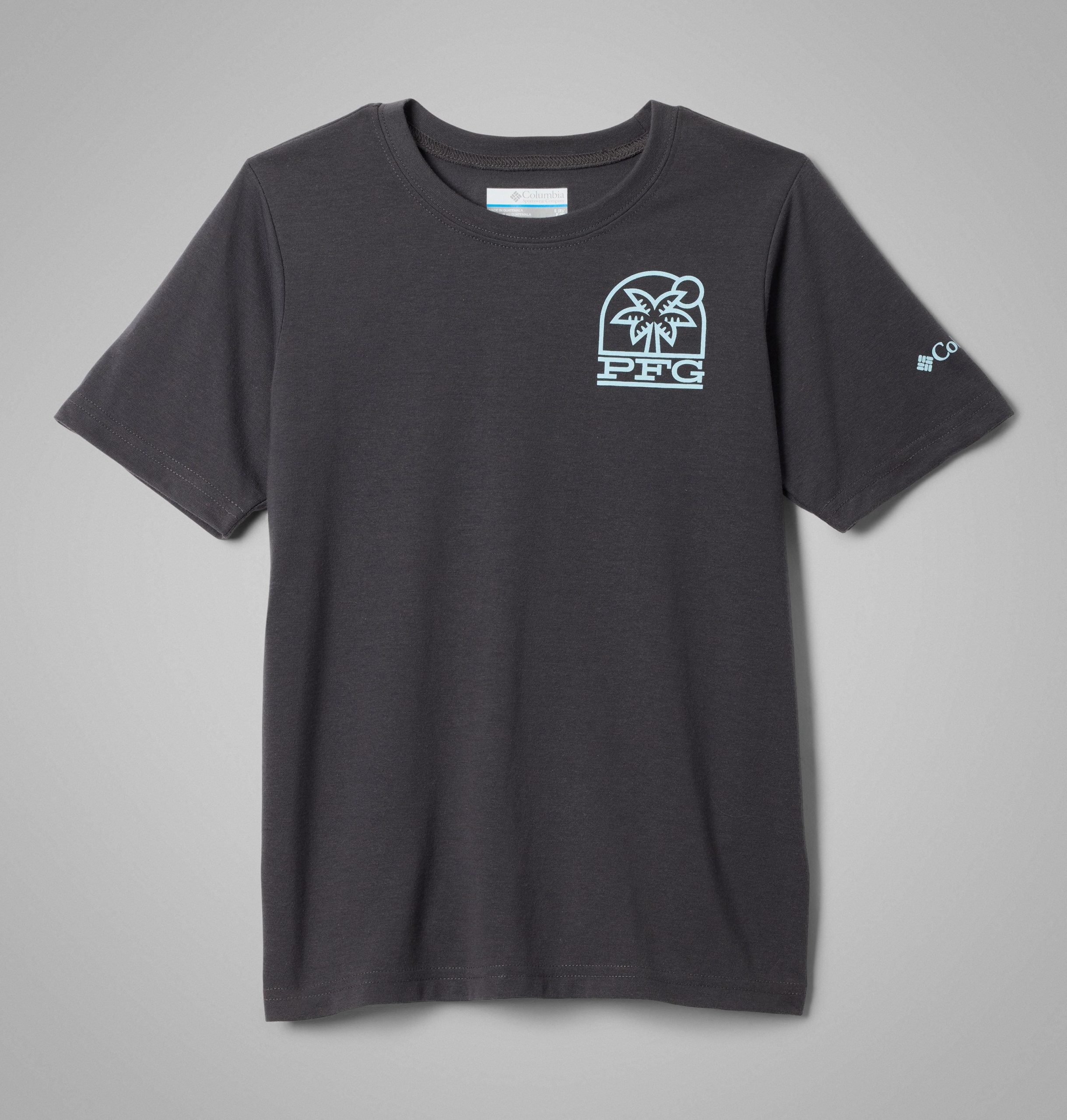 pfg palm waves t-shirt met korte mouwen voor jongens