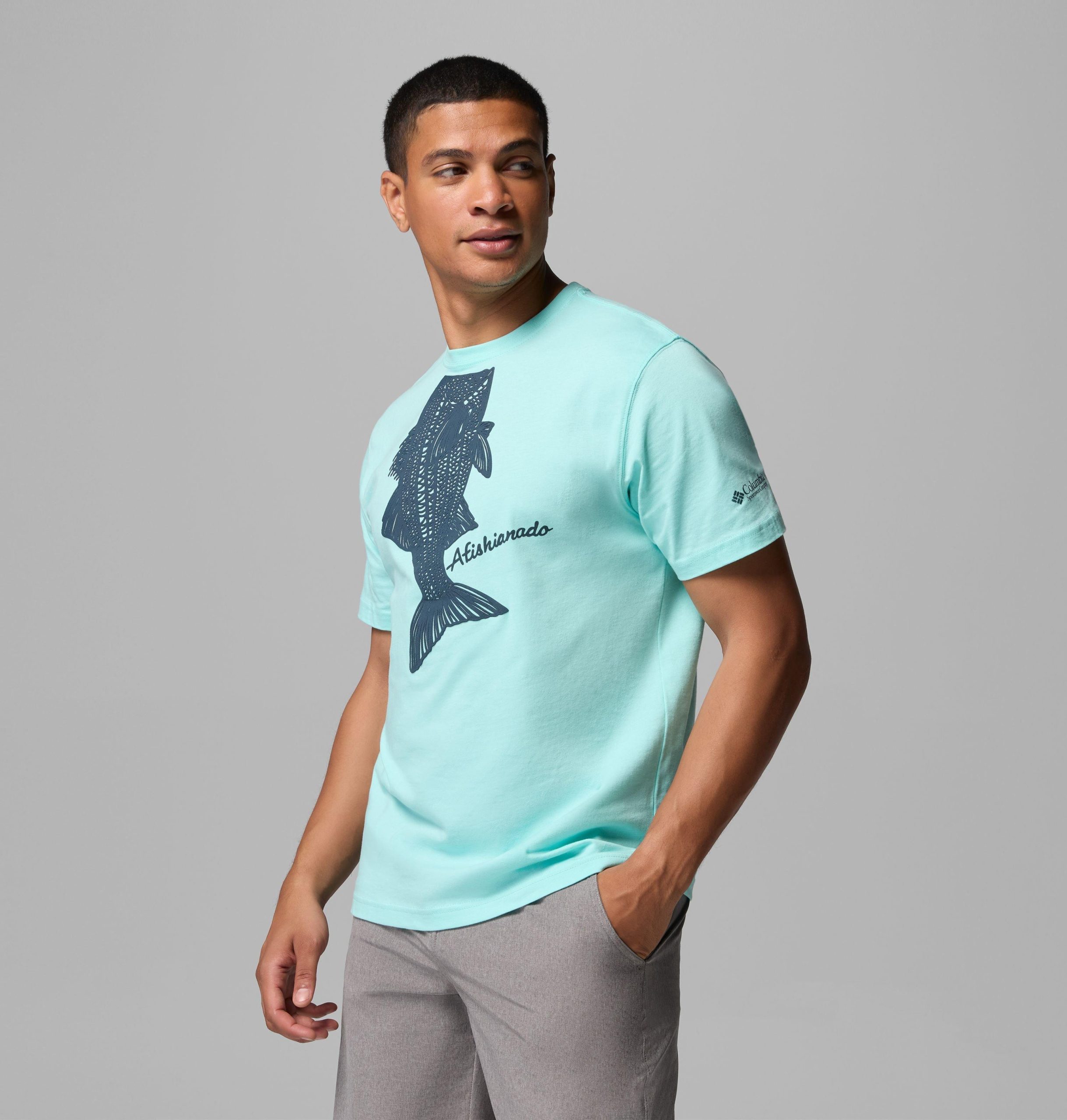 heren pfg afishianado t-shirt