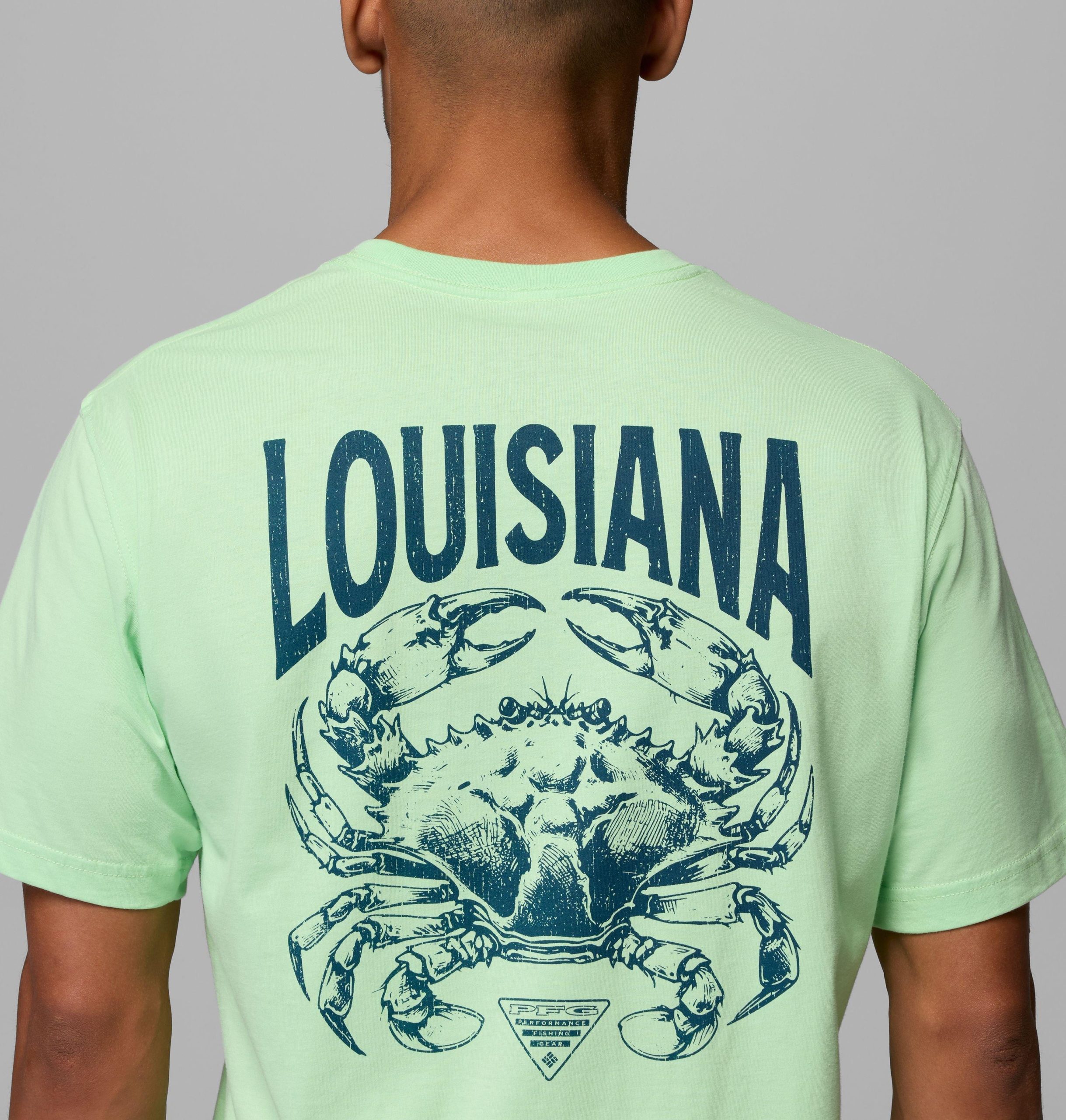 heren louisiana krab la pfg t-shirt