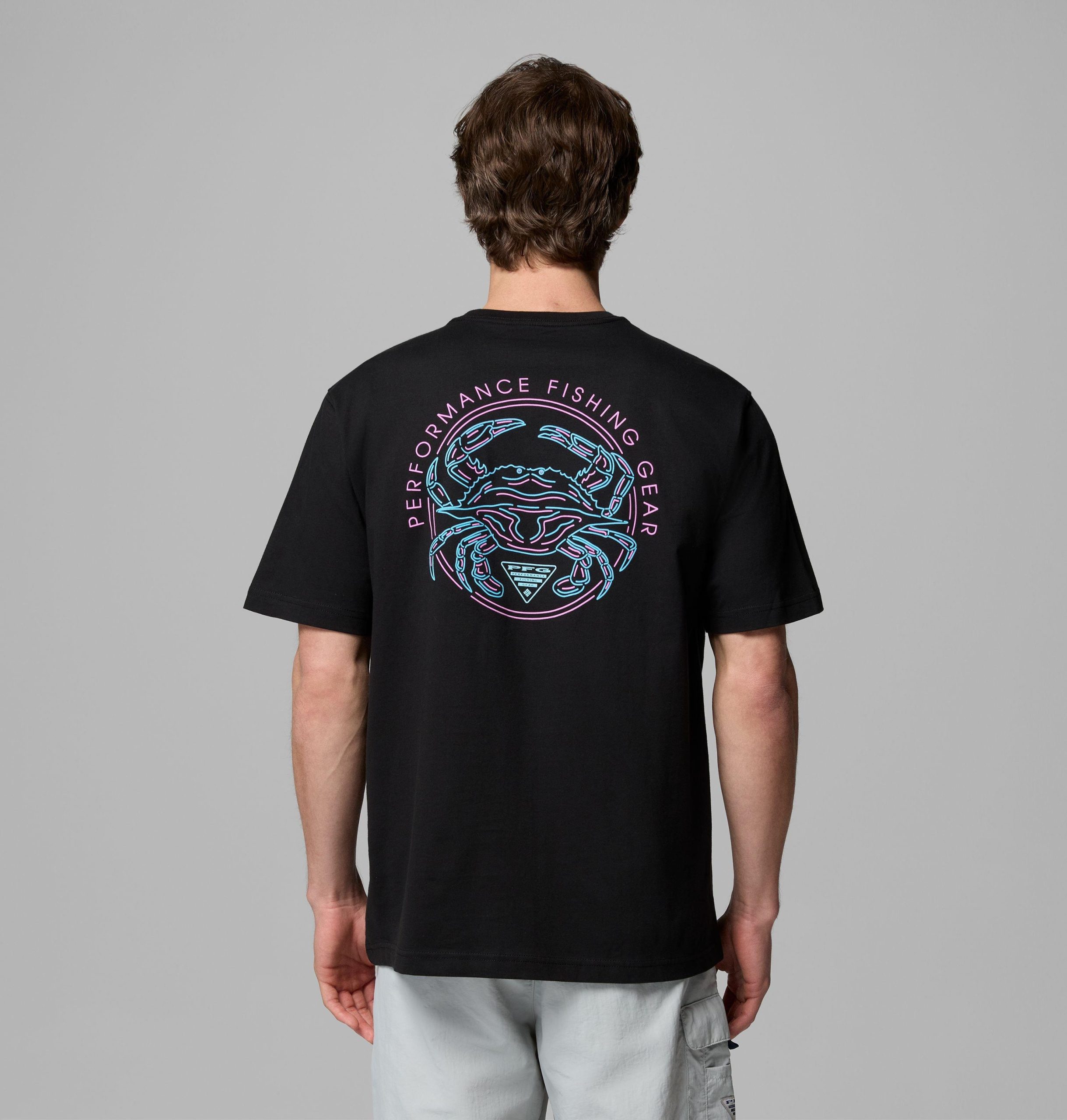 t-shirt voor heren met krabmotief pfg