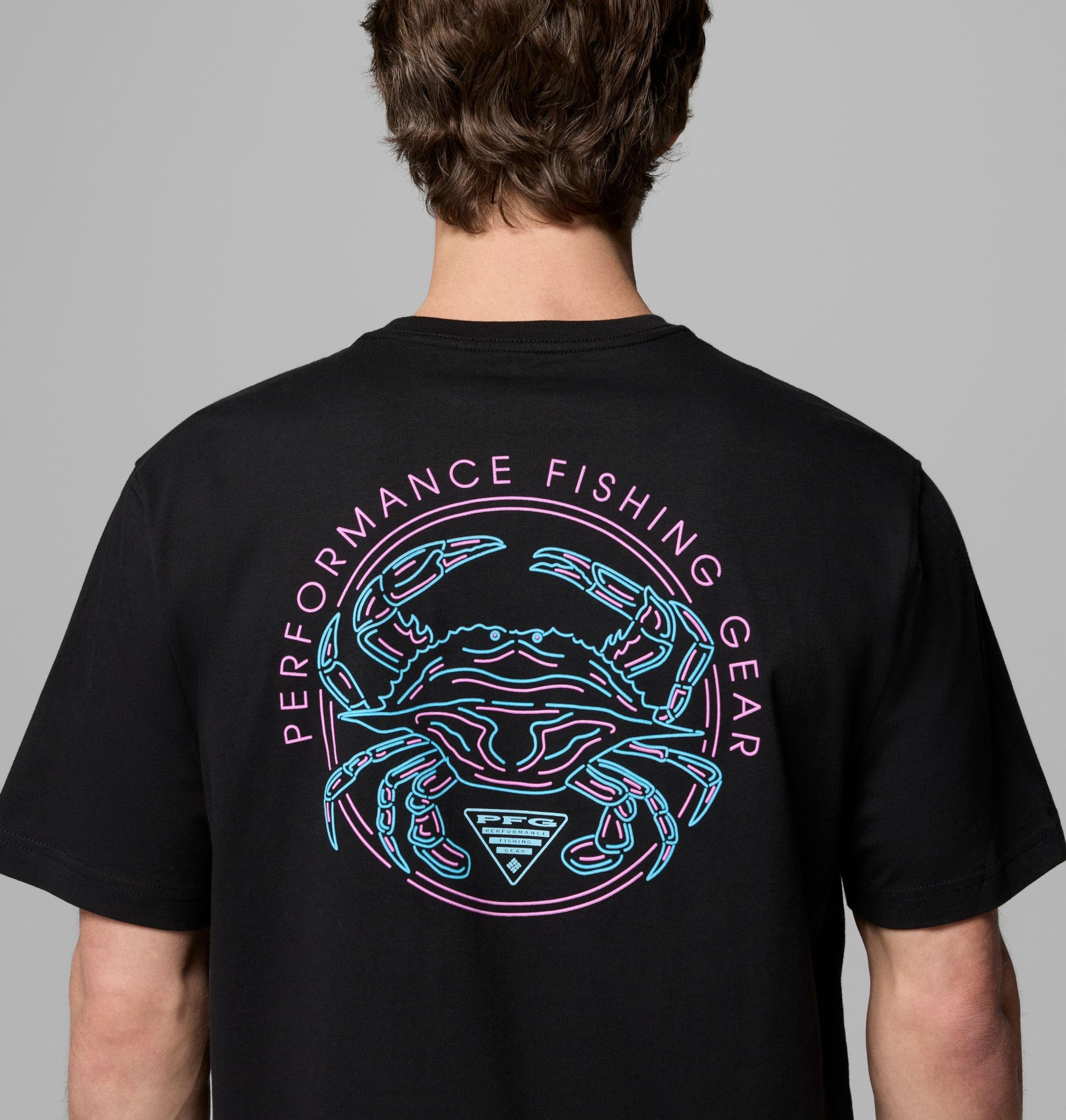 t-shirt voor heren met krabmotief pfg