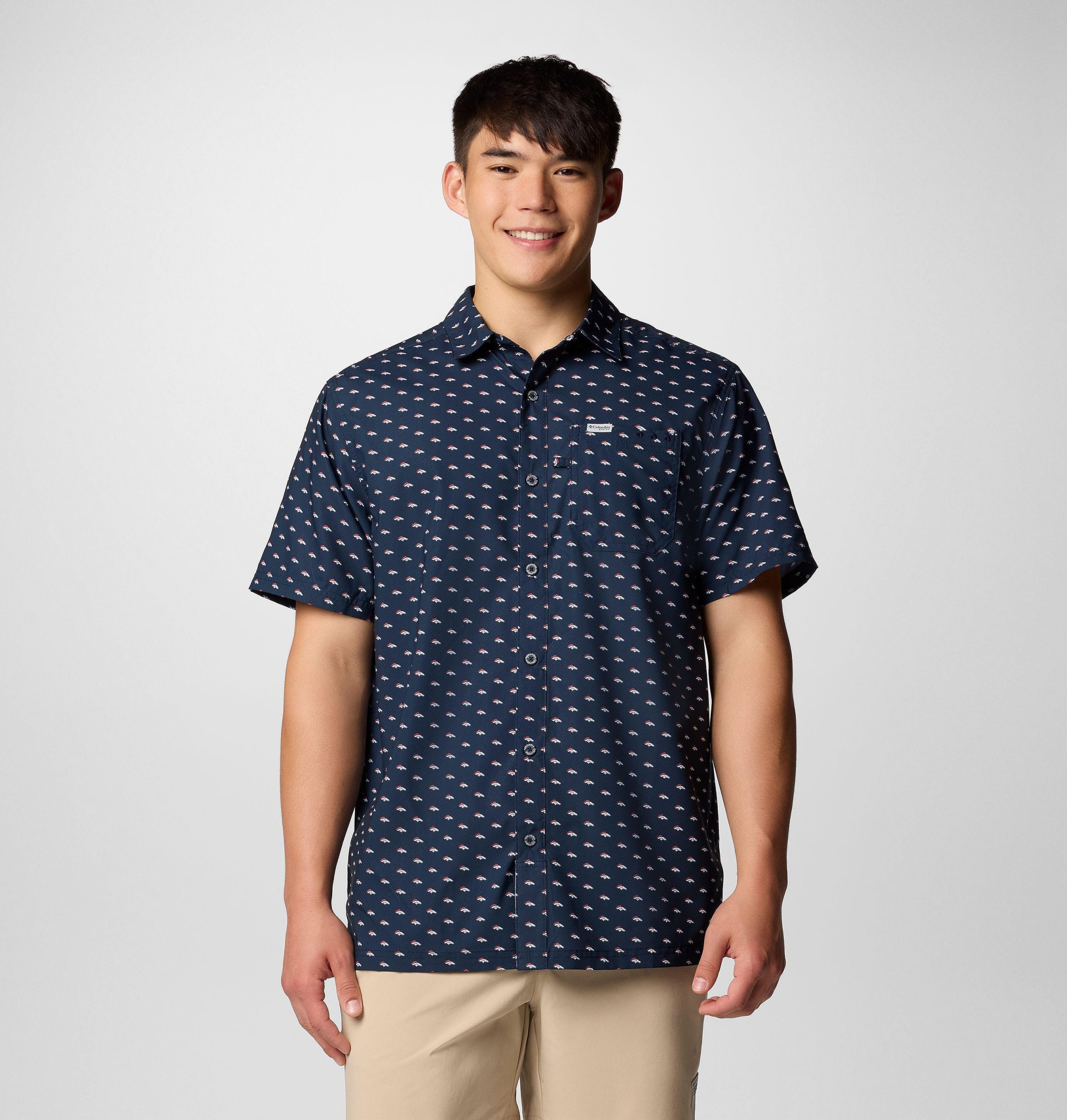 heren pfg super slack tide t-shirt met korte mouwen - denver broncos
