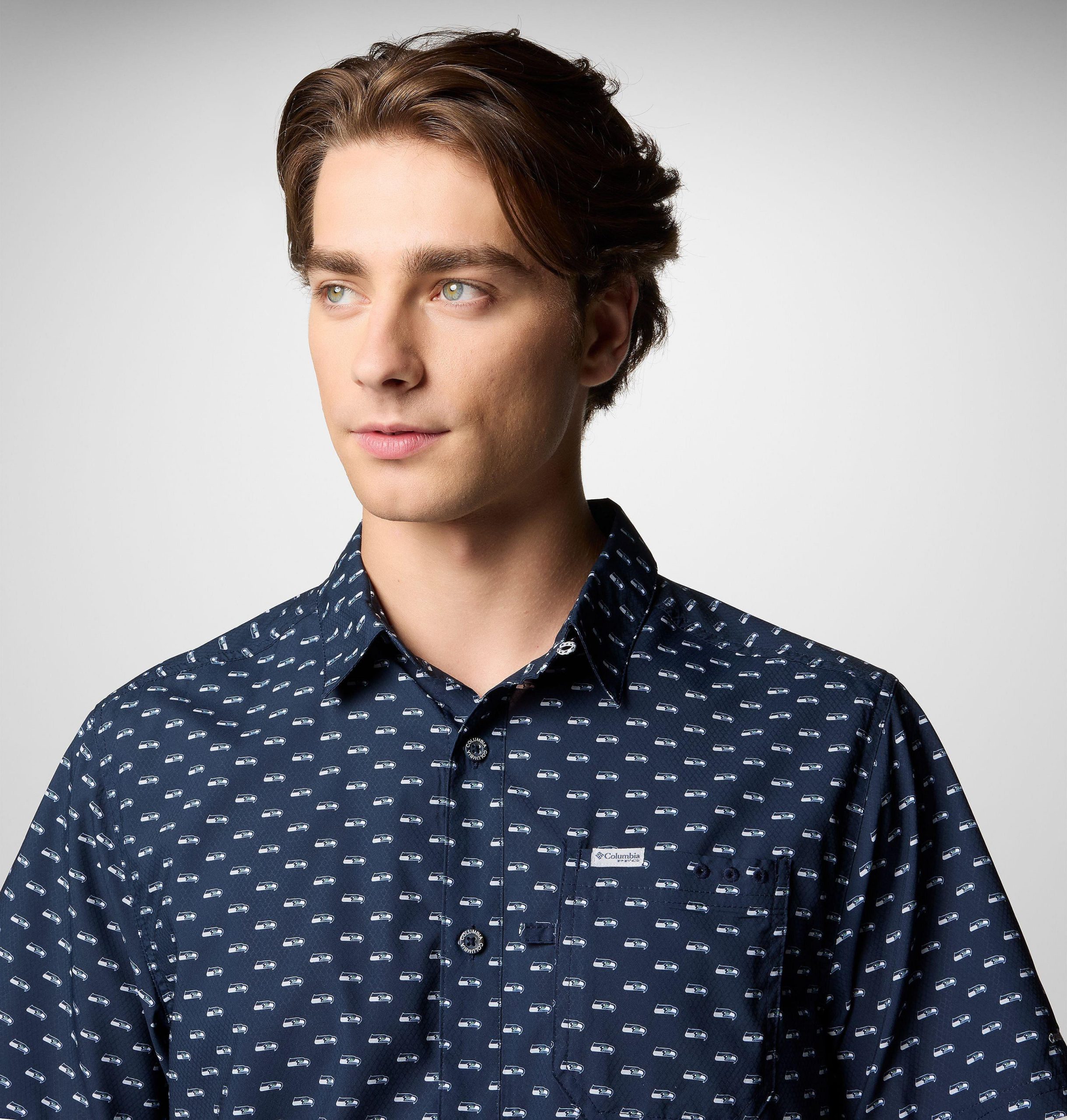 heren pfg super slack tide t-shirt met korte mouwen - seattle seahawks