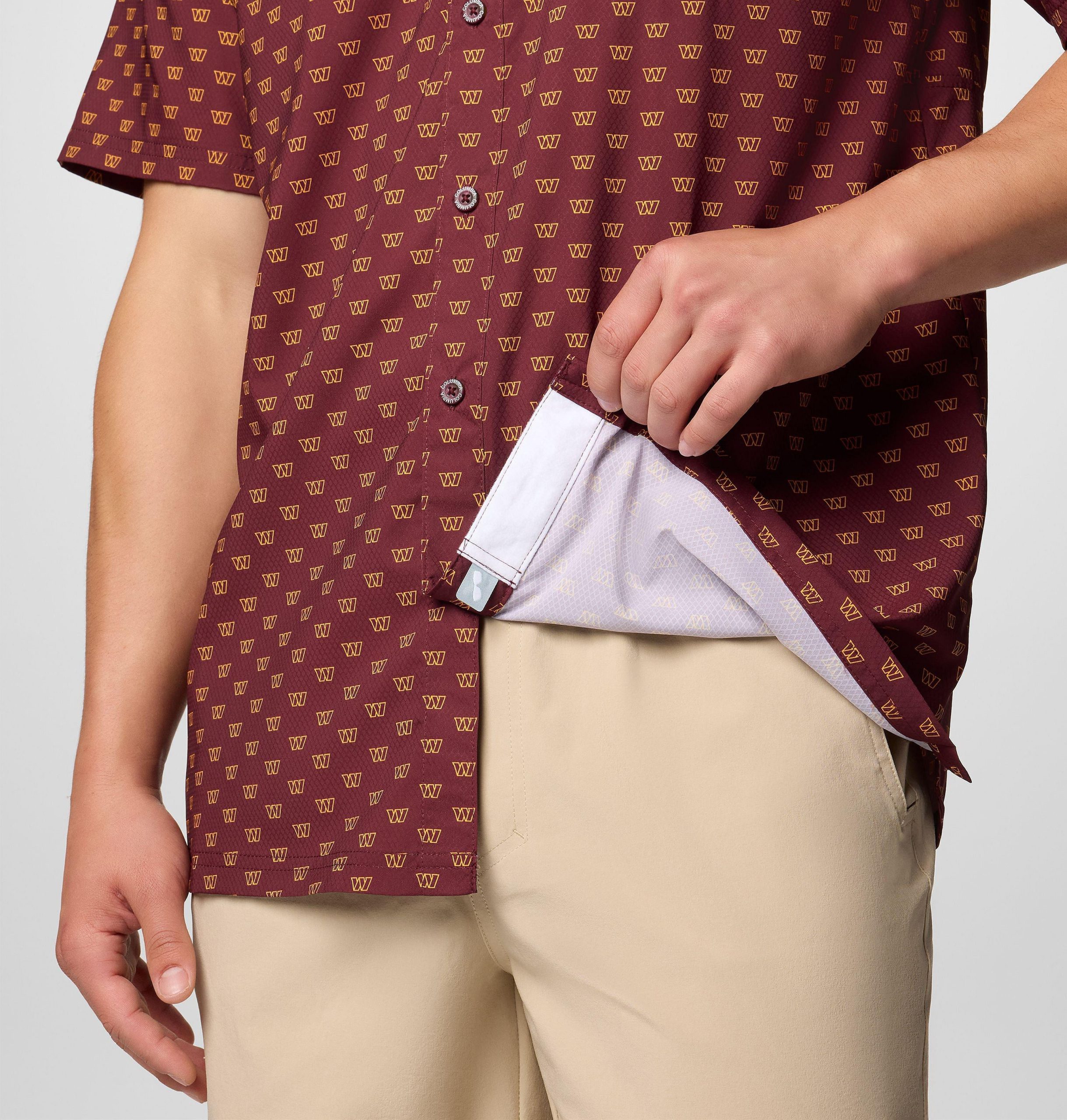 heren pfg super slack tide t-shirt met korte mouwen - washington commanders