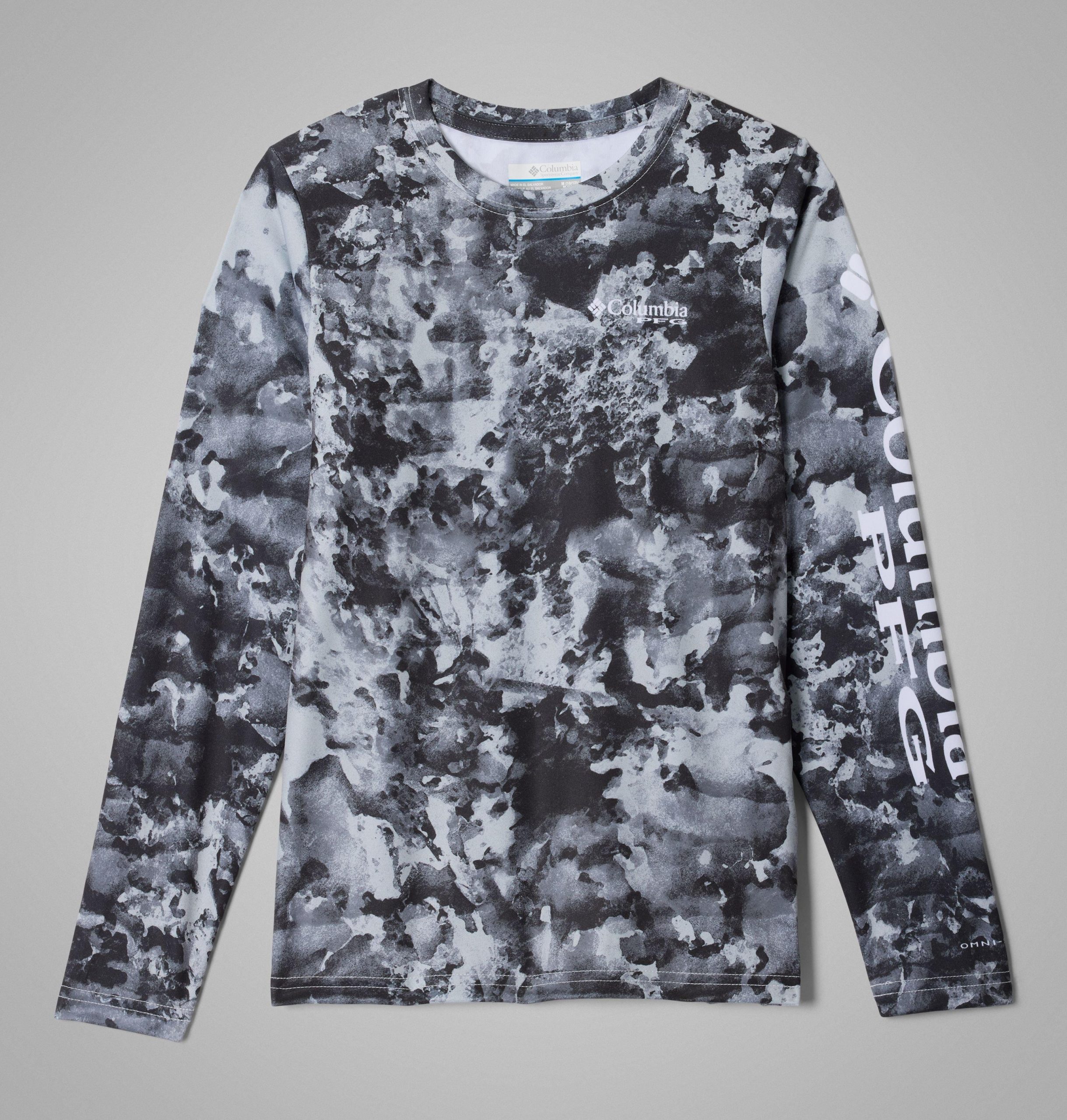 pfg super deep waves t-shirt met lange mouwen voor jongens