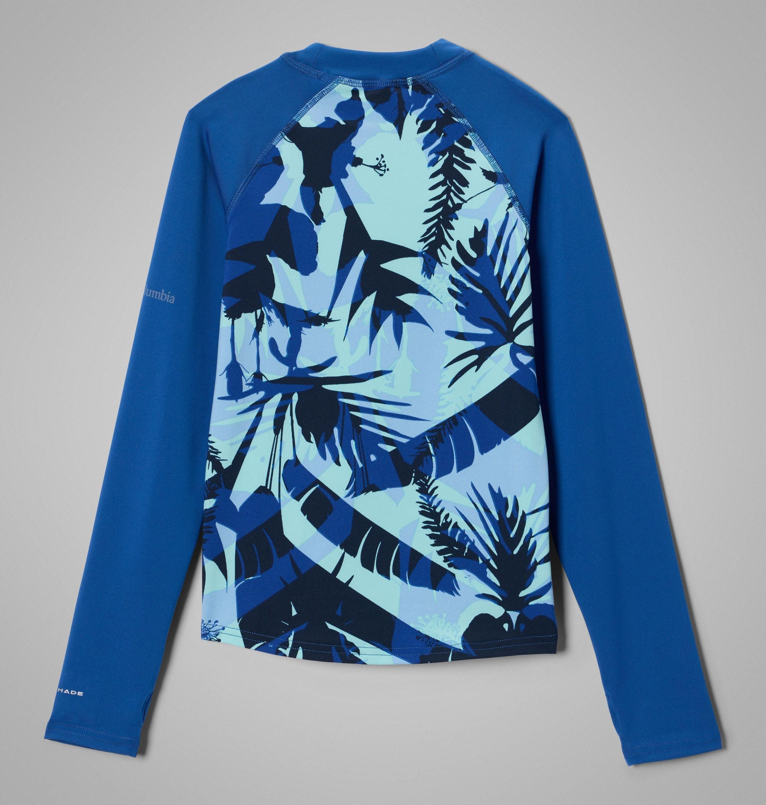 kindershirt met lange mouwen en print van sandy shores ter bescherming tegen de zon.