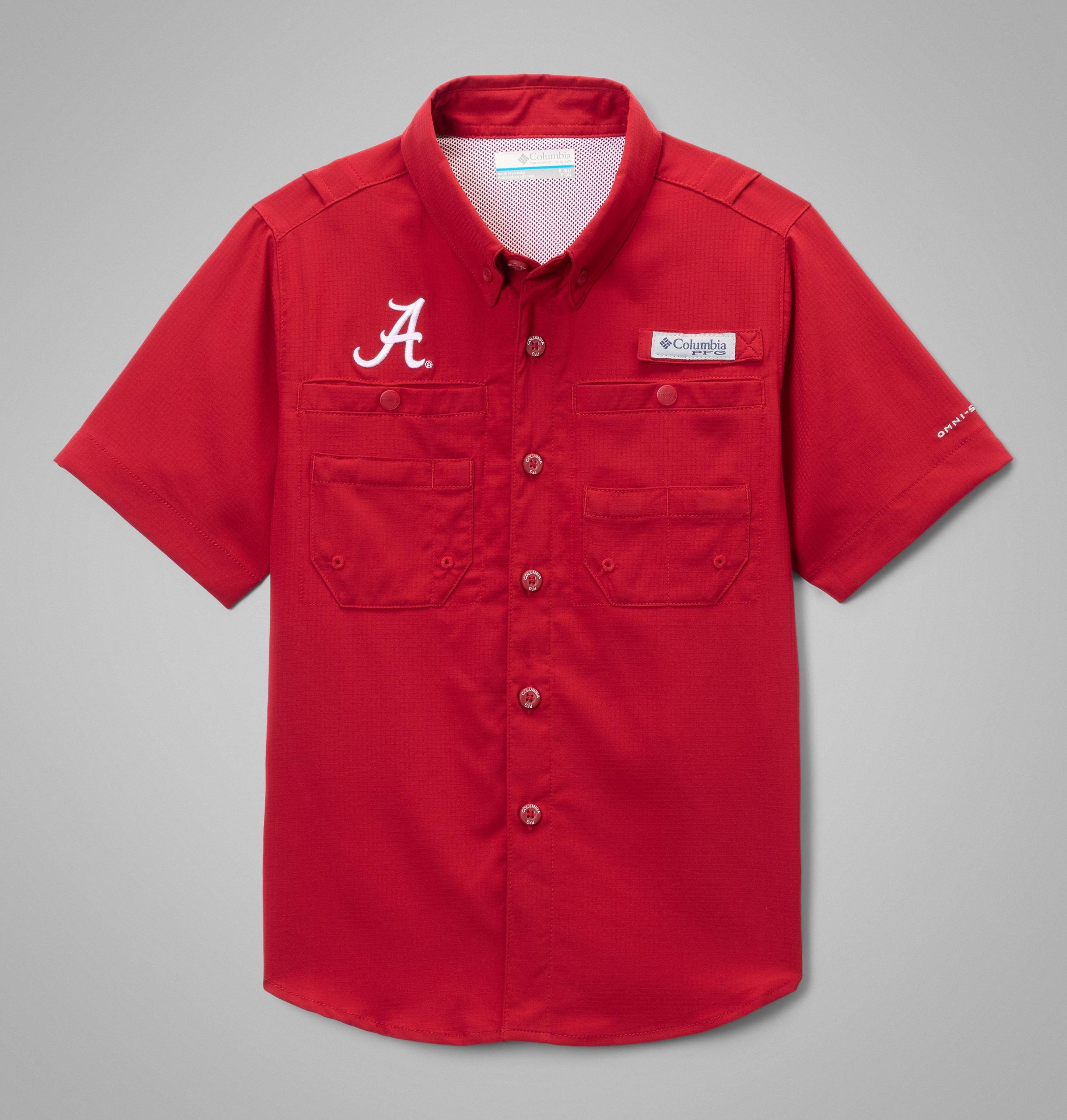 kinder t-shirt met korte mouwen van pfg tamiami - alabama