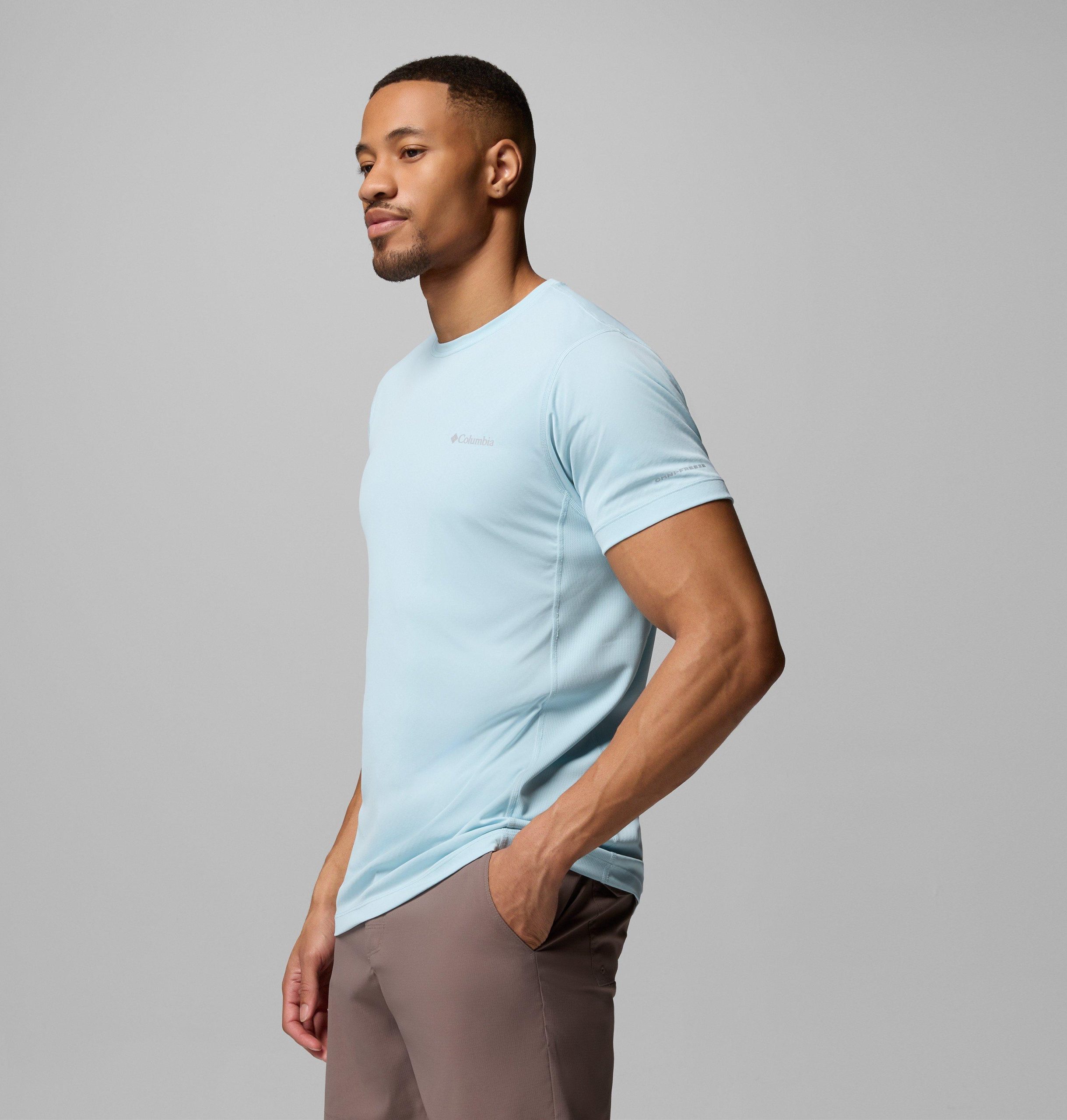 heren zero rules licht t-shirt met korte mouwen en ronde hals