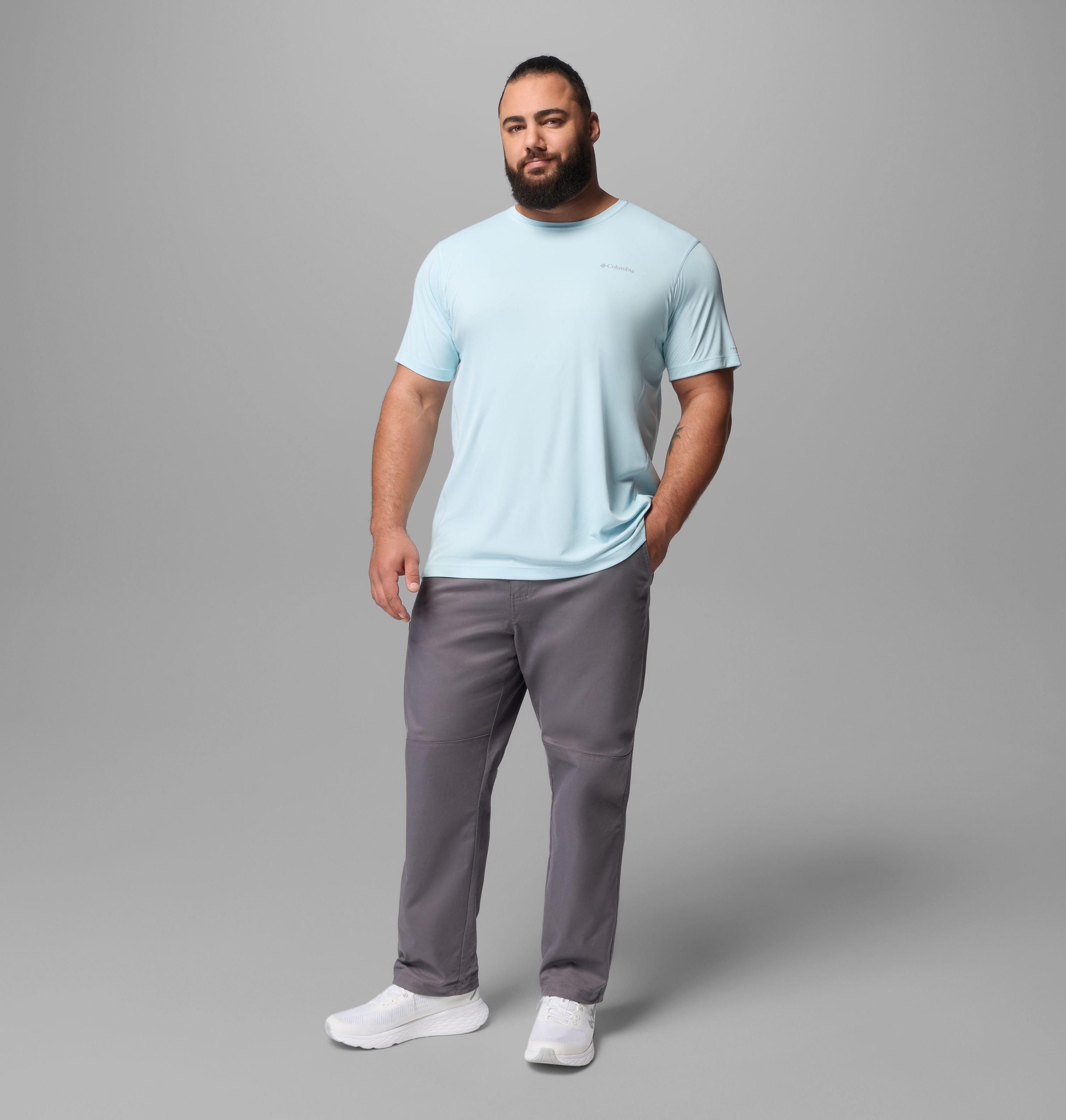 men zero rules light ss crew - big