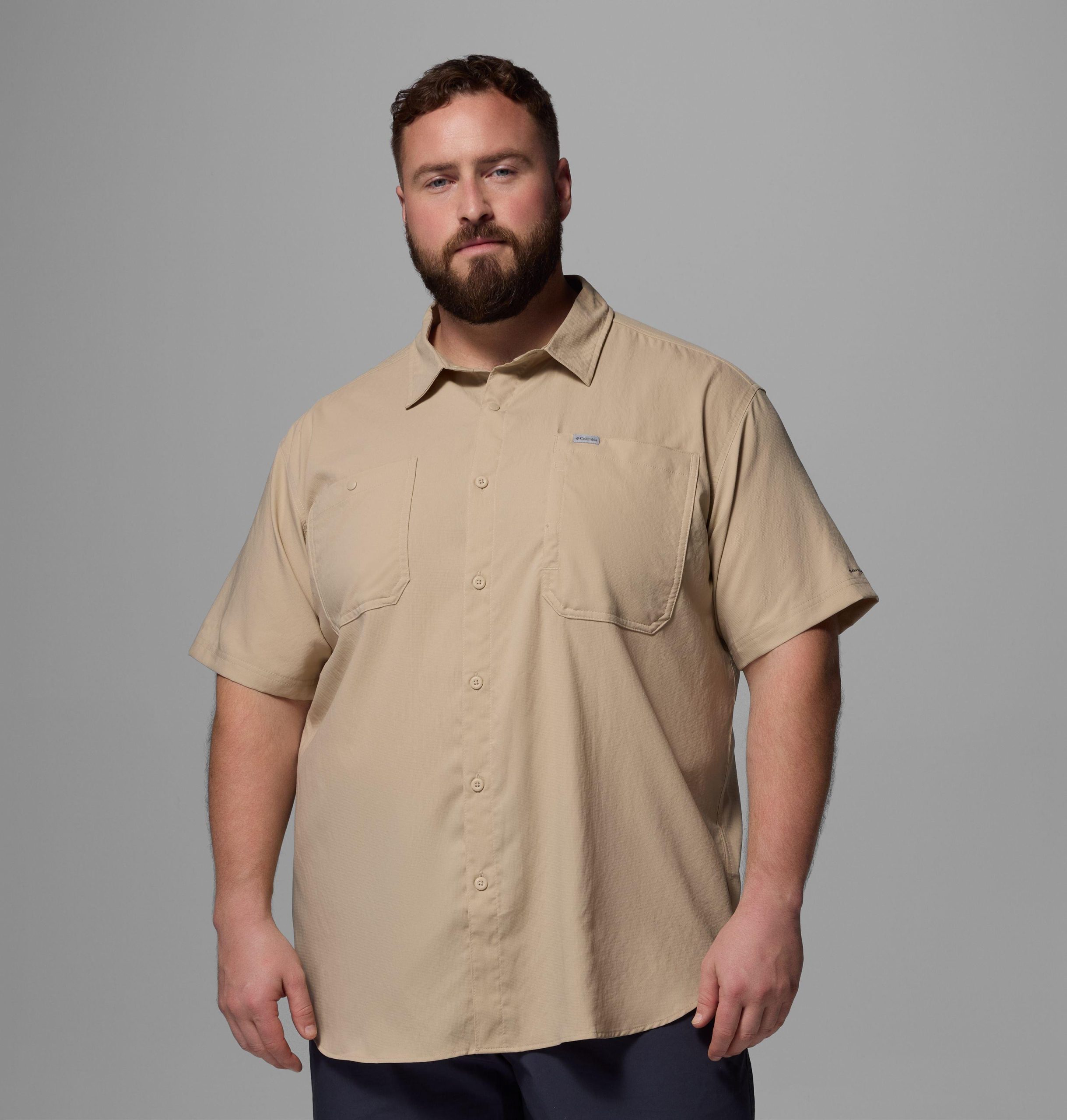 silver ridge utility ii heren t-shirt met korte mouwen - grote maten
